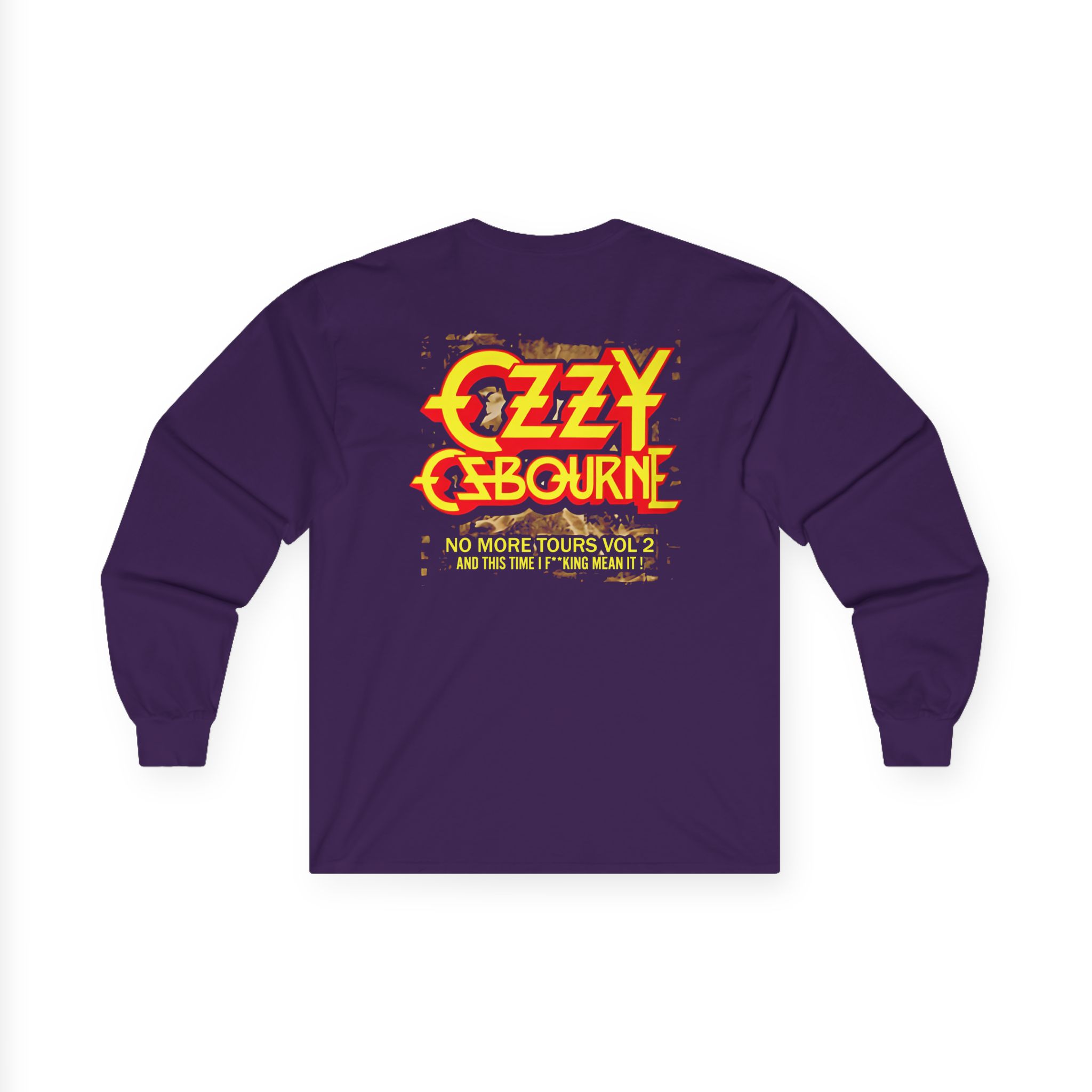Ozzy Osbourne Rising With Tourback Unisex Ultra Cotton Long Sleeve Tee