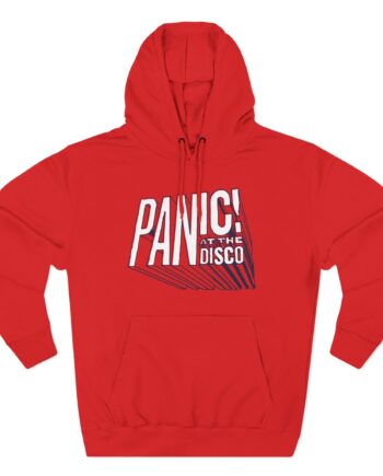 Panic at the Disco Big Block Winter Tour Three-Panel Fleece Hoodie