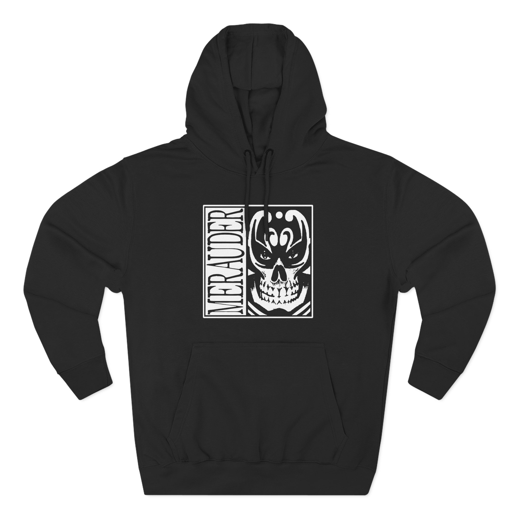 Merauder Skull Three-Panel Fleece Hoodie