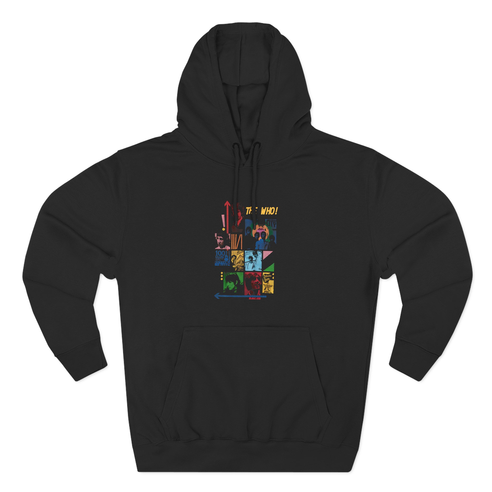 TW Collage Three-Panel Fleece Hoodie