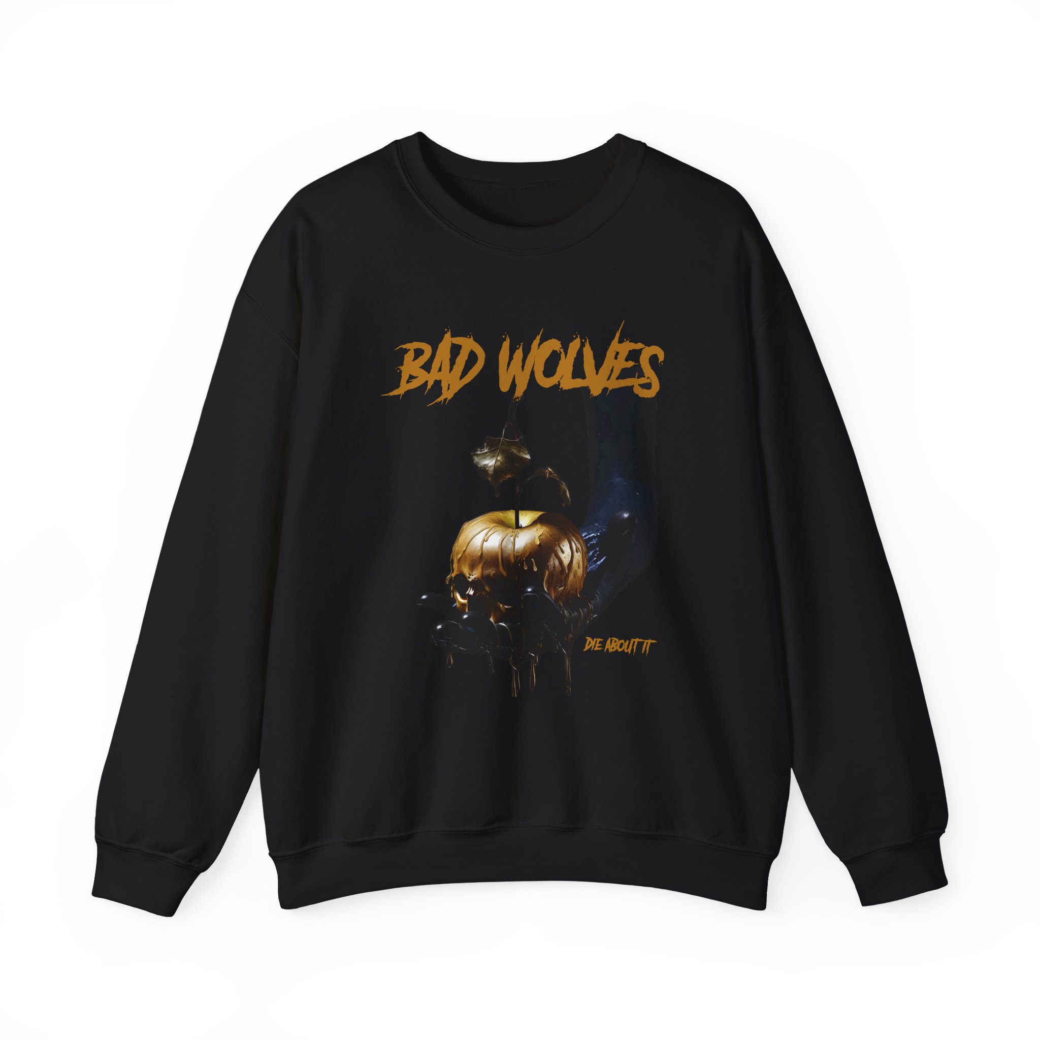 Bad Wolves Die About It Tracklist Unisex Heavy Blendâ„¢ Crewneck Sweatshirt