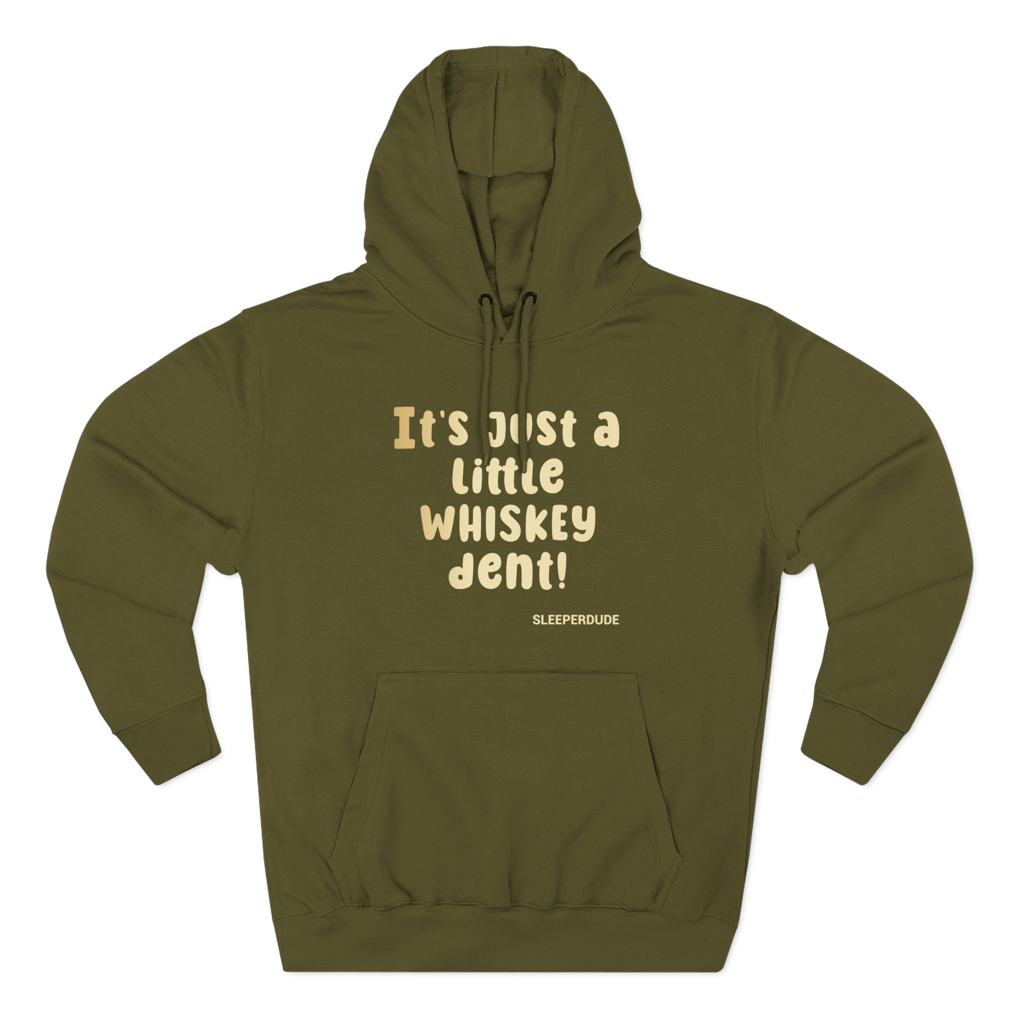 Sleeperdude Whiskey Dent Three-Panel Fleece Hoodie