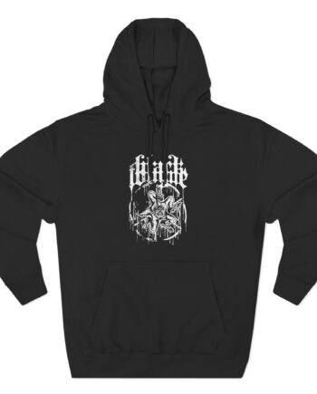 Black Tongue Hot Wheels Three-Panel Fleece Hoodie