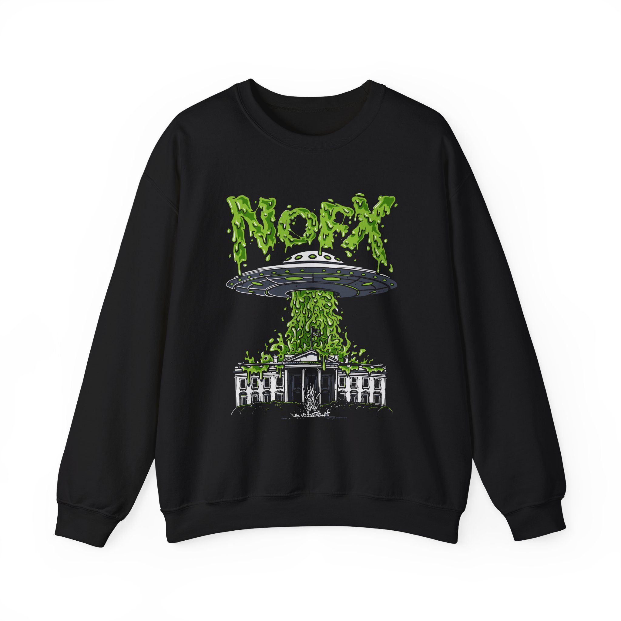 Nofx Ufo Unisex Heavy Blendâ„¢ Crewneck Sweatshirt