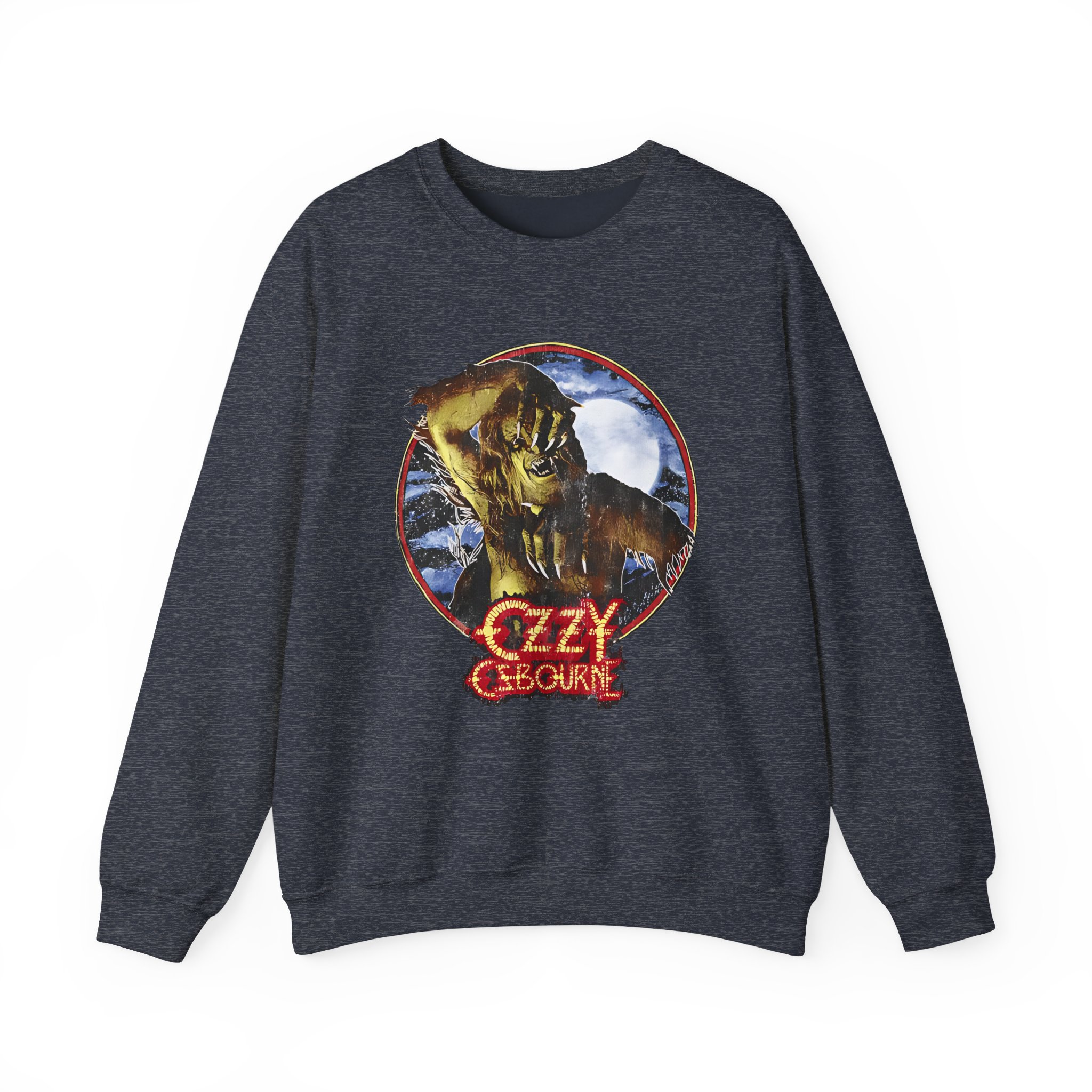 Ozzy Osbourne Bark At The Moon Unisex Heavy Blendâ„¢ Crewneck Sweatshirt