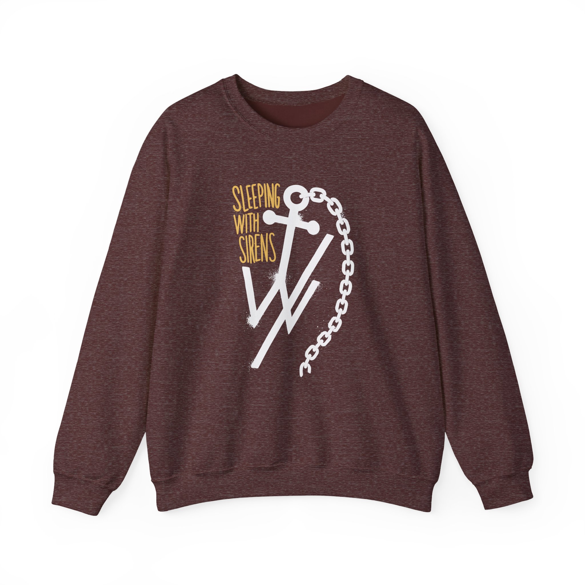 Sleeping With Sirens Anchor Chain Unisex Heavy Blendâ„¢ Crewneck Sweatshirt