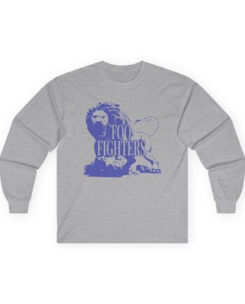 Foo Fighters Ff Lion Unisex Ultra Cotton Long Sleeve Tee