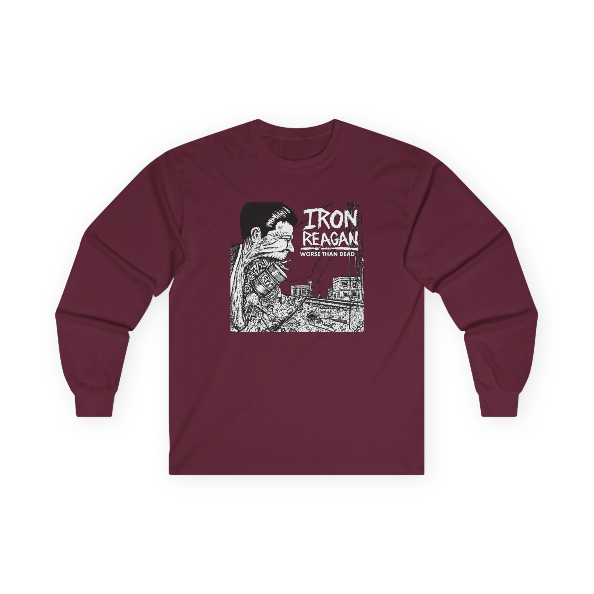 Iron Reagan Worse Than Dead Unisex Ultra Cotton Long Sleeve Tee