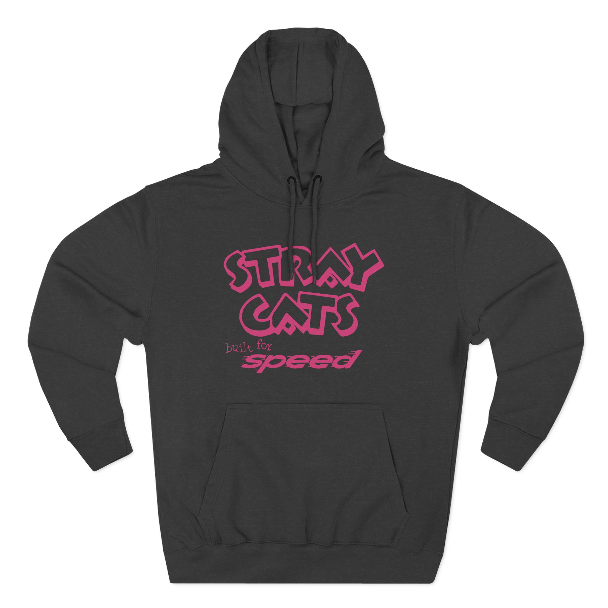 Stray Cats Built for Speed Three-Panel Fleece Hoodie