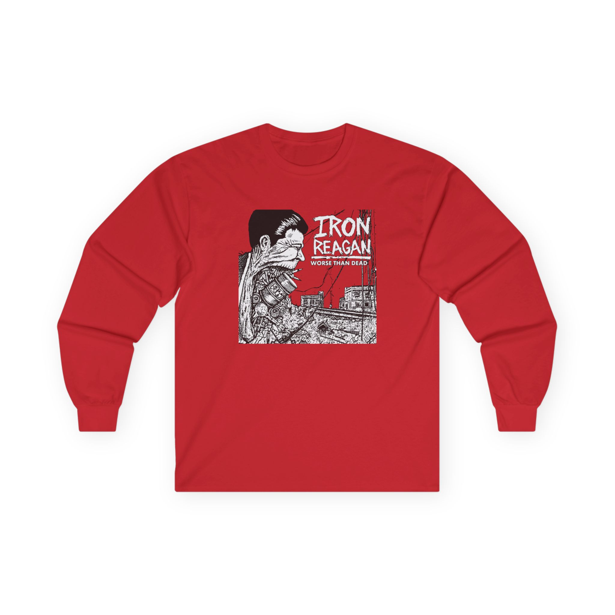 Iron Reagan Worse Than Dead Unisex Ultra Cotton Long Sleeve Tee