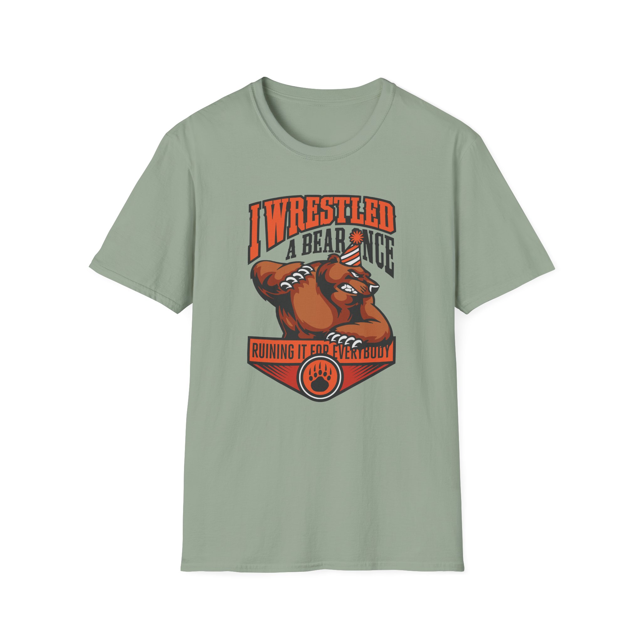 Iwrestledabearonce Unisex Softstyle T-Shirt