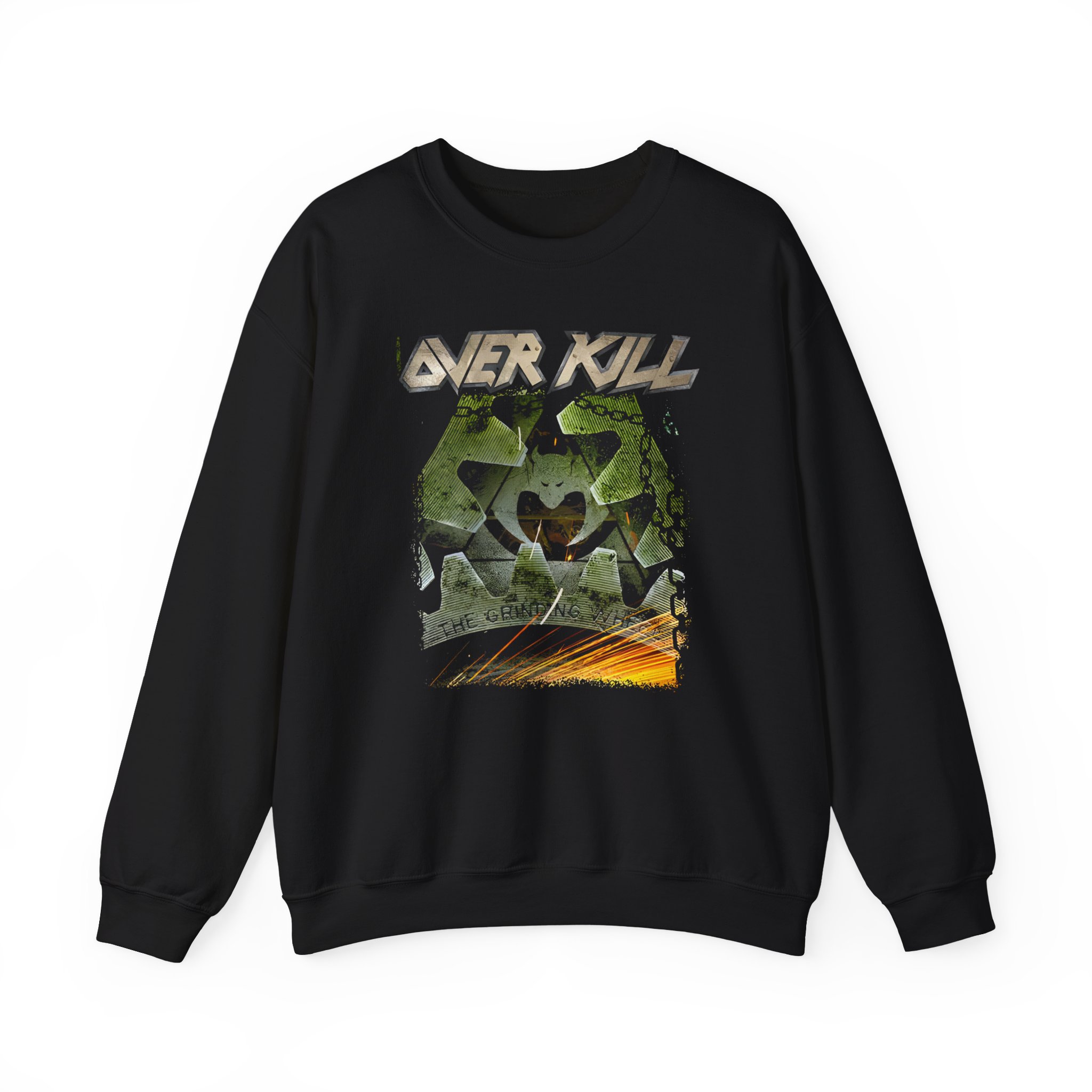 Overkill Mean Green Killing Machine Unisex Heavy Blendâ„¢ Crewneck Sweatshirt