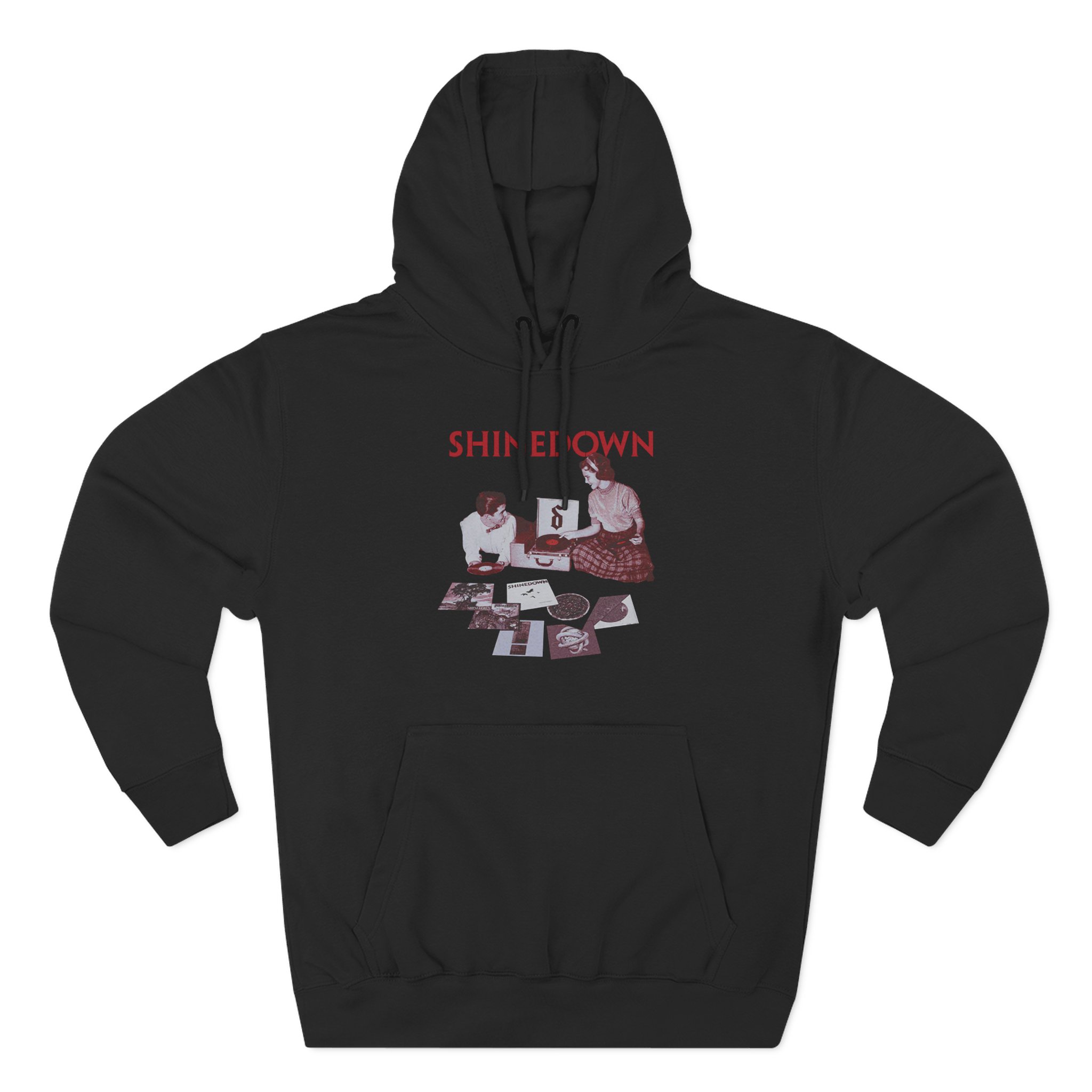 Shinedown Discography Three-Panel Fleece Hoodie