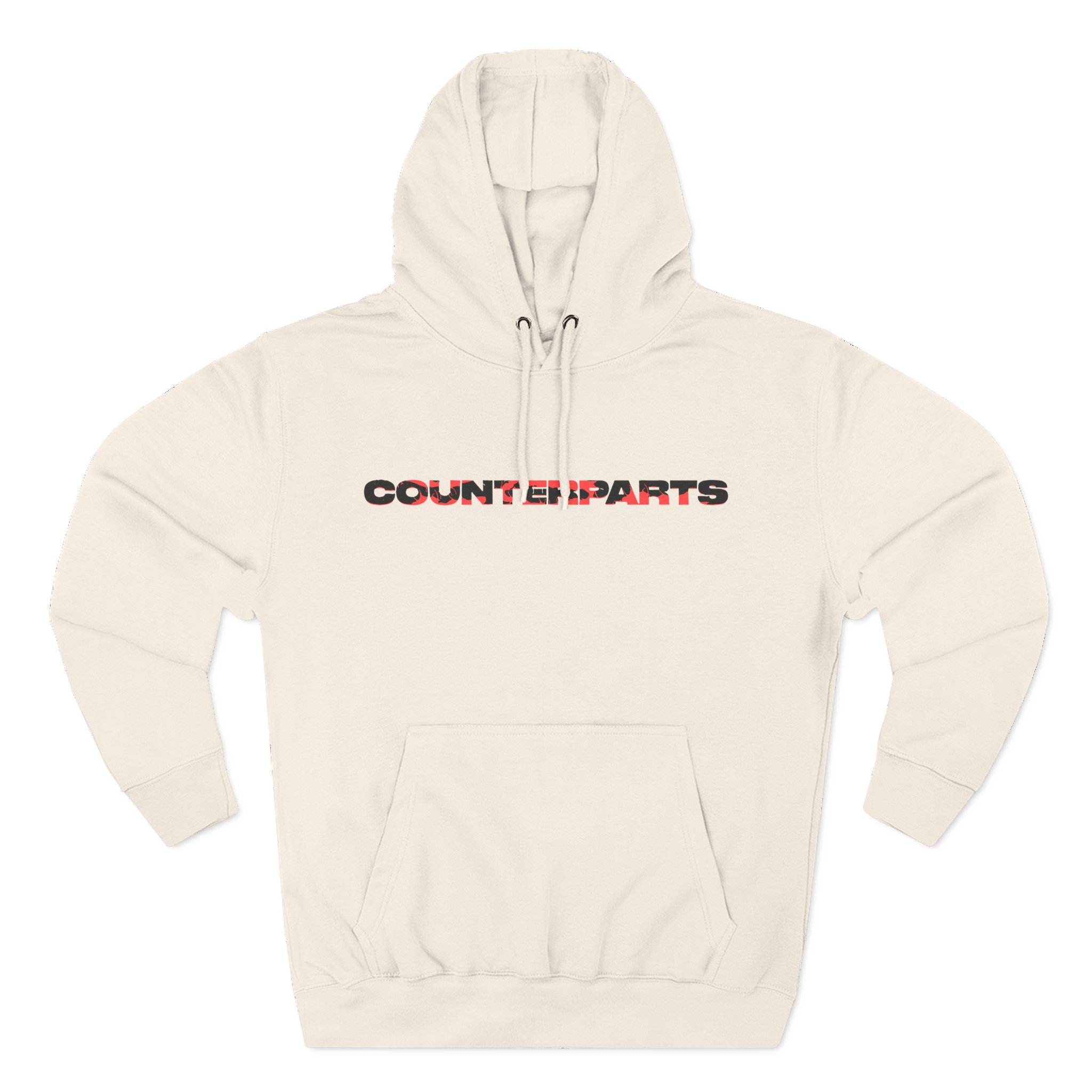 Counterparts Three-Panel Fleece Hoodie