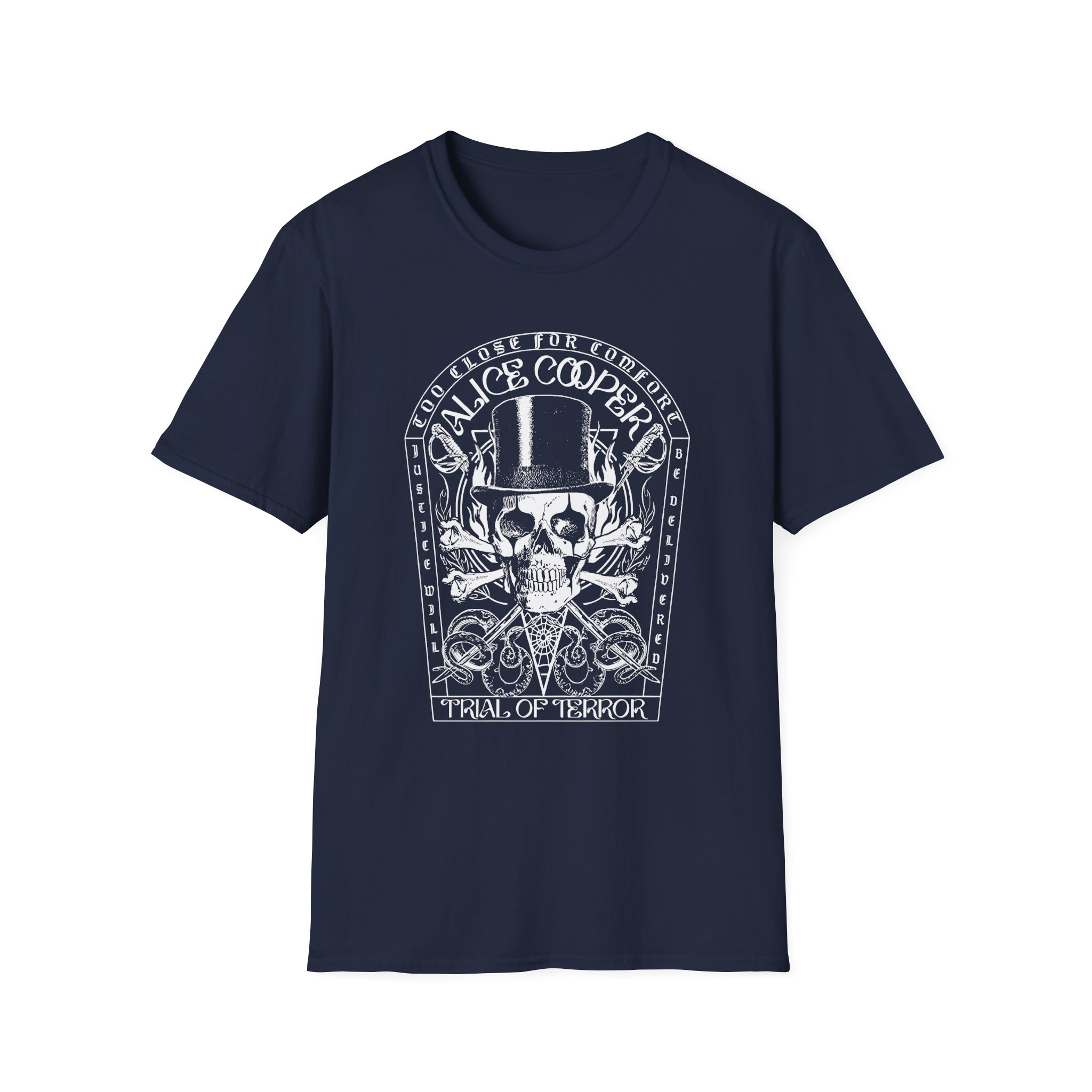 Alice Cooper Trial of Terror Unisex Softstyle T-Shirt
