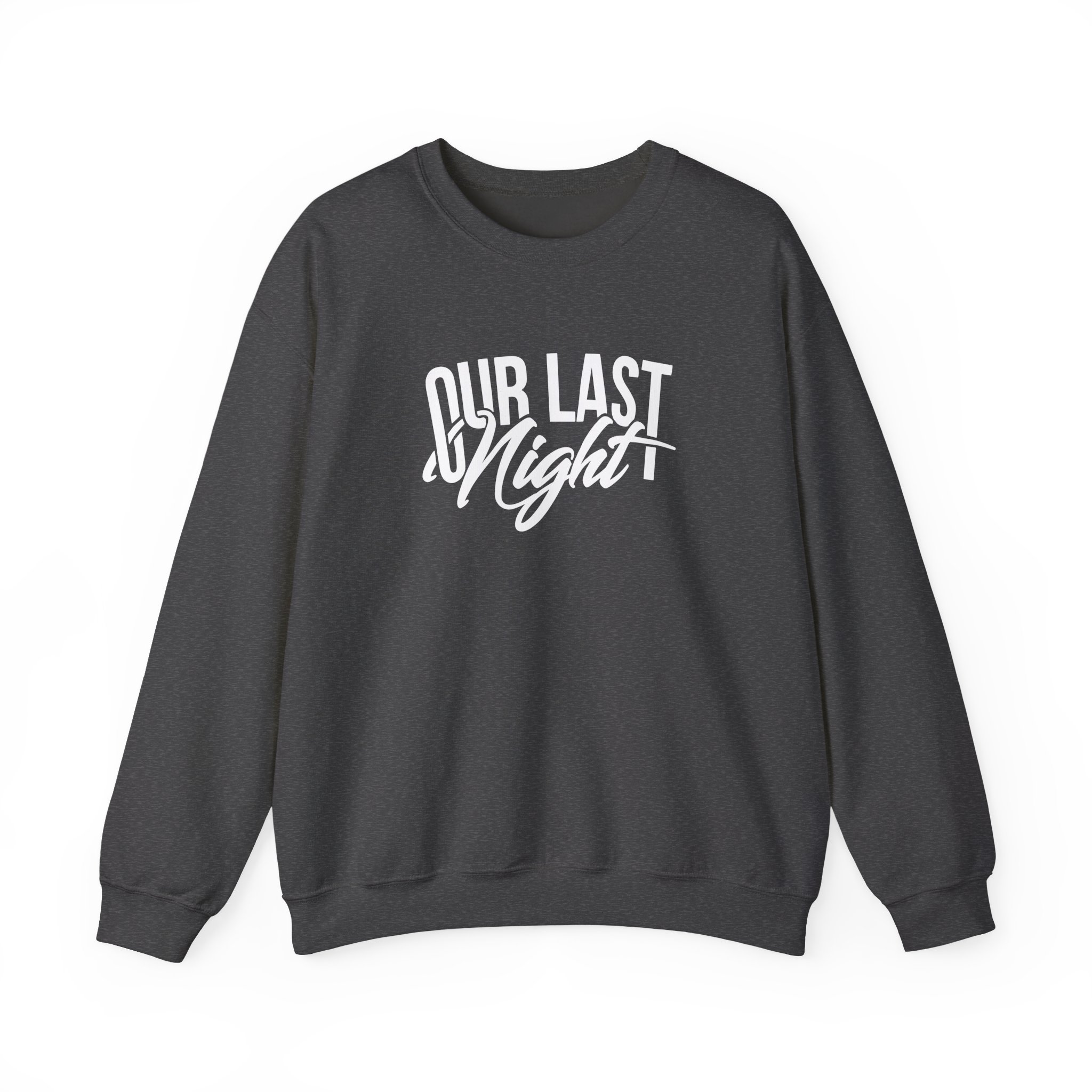 Our Last Night Script Unisex Heavy Blendâ„¢ Crewneck Sweatshirt