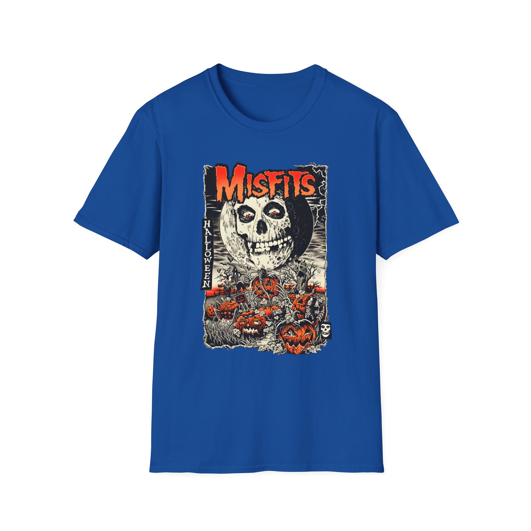 Misfits Fiendish Halloween by Mike Sutfin Unisex Softstyle T-Shirt