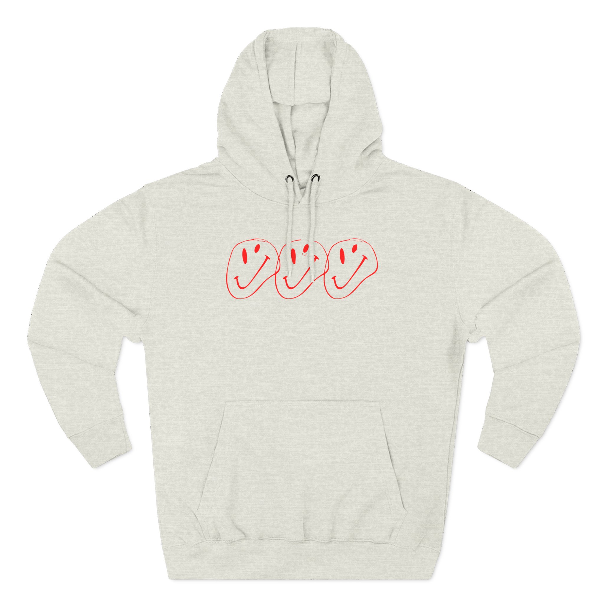 Aitch Smiley Three-Panel Fleece Hoodie