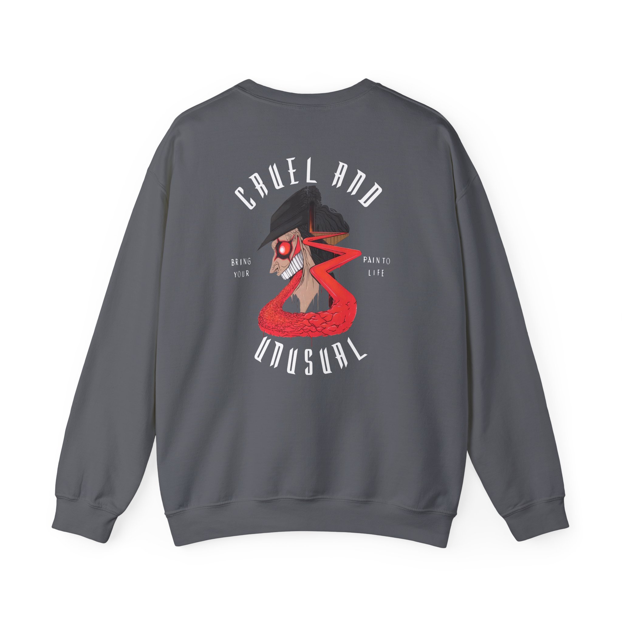 Avatar Band Cruel and Unusual Left Chest Unisex Heavy Blendâ„¢ Crewneck Sweatshirt