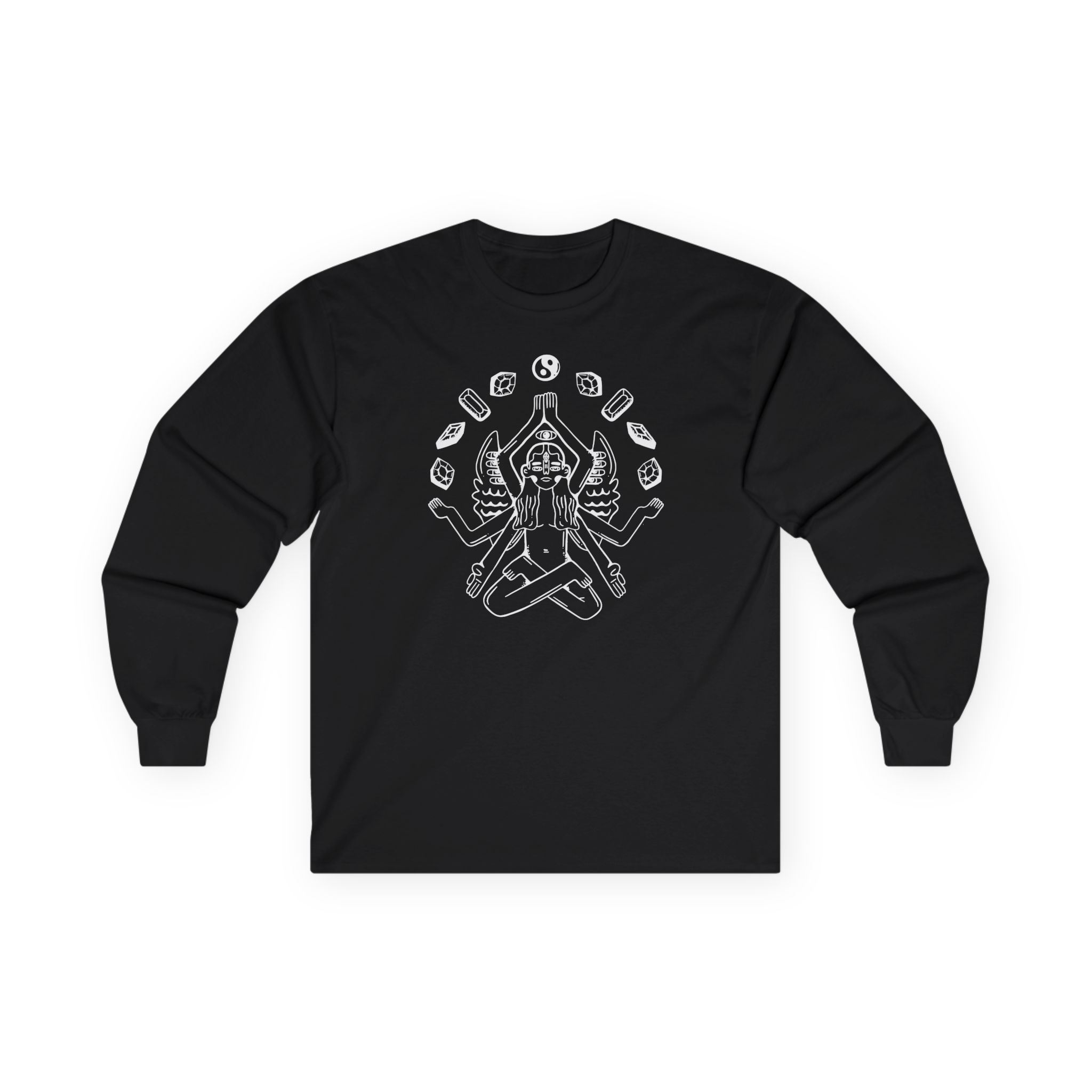 Zingara Lotus Unisex Ultra Cotton Long Sleeve Tee