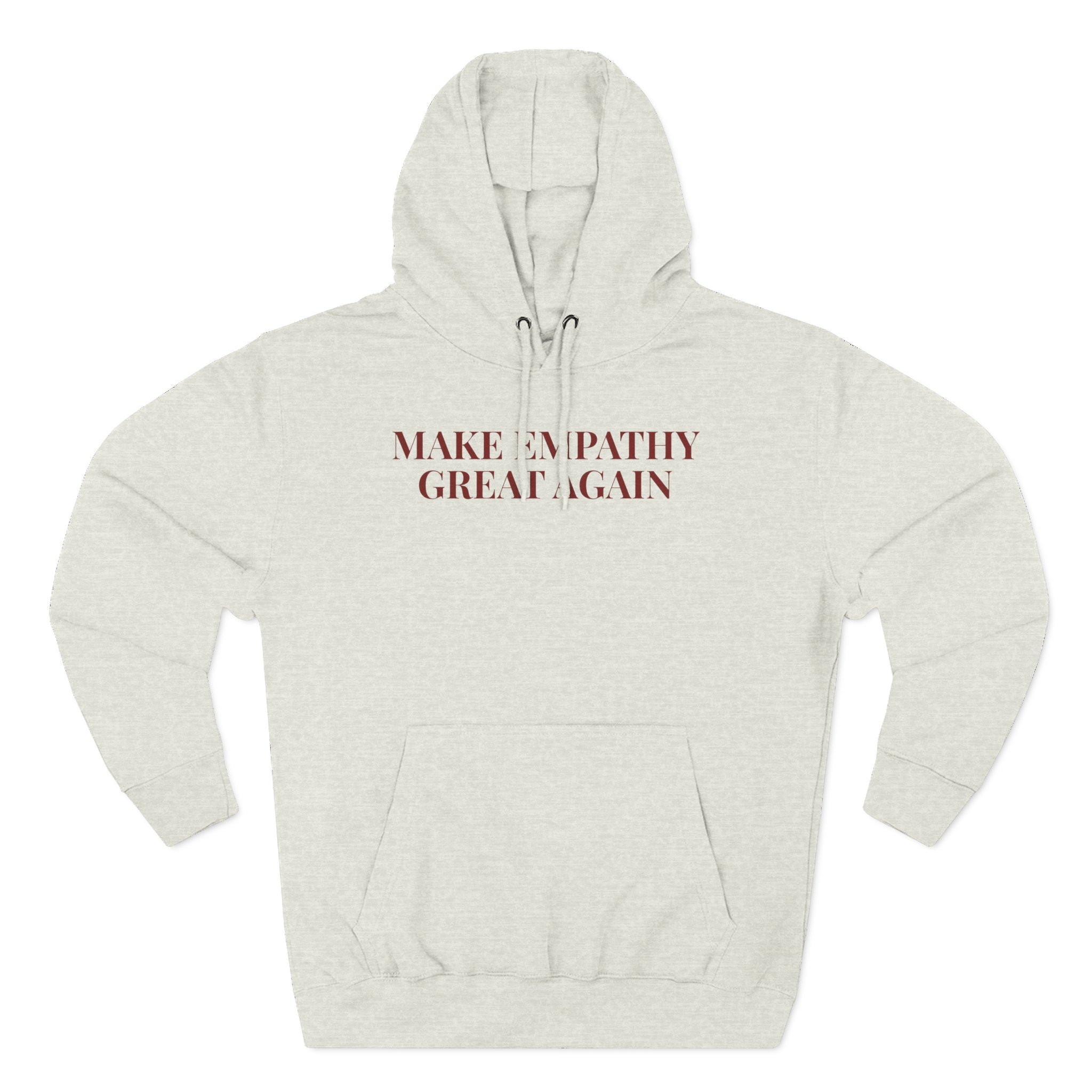 Alanis Morissette Make Empathy Great Again Three-Panel Fleece Hoodie