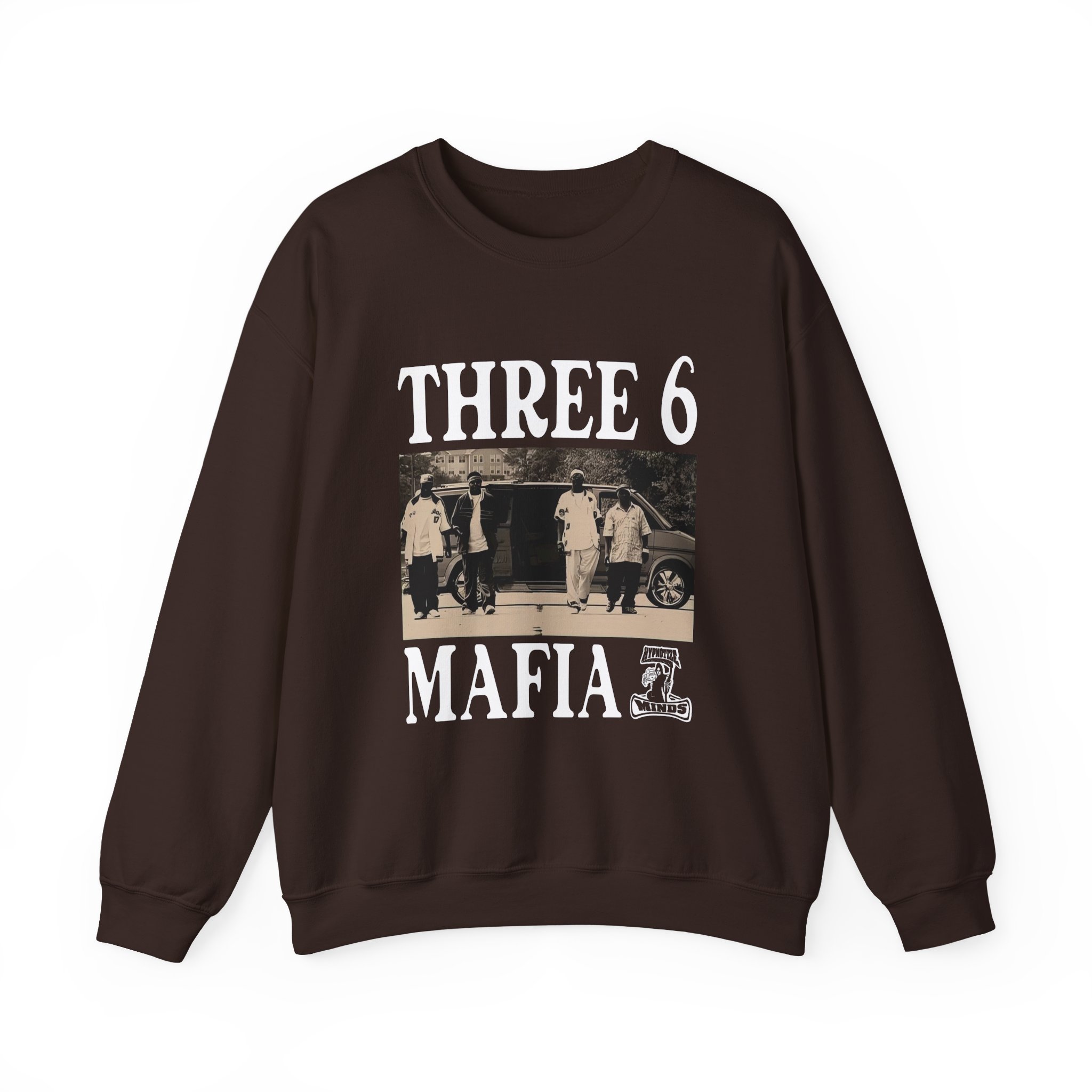 Three 6 Mafia Ridin Spinners Unisex Heavy Blendâ„¢ Crewneck Sweatshirt