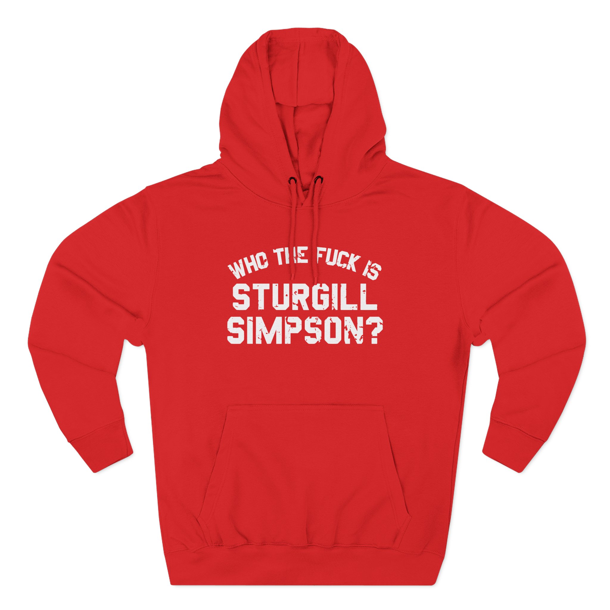 Sturgill Simpson Who The F*ck Is Sturgill Simpson Three-Panel Fleece Hoodie