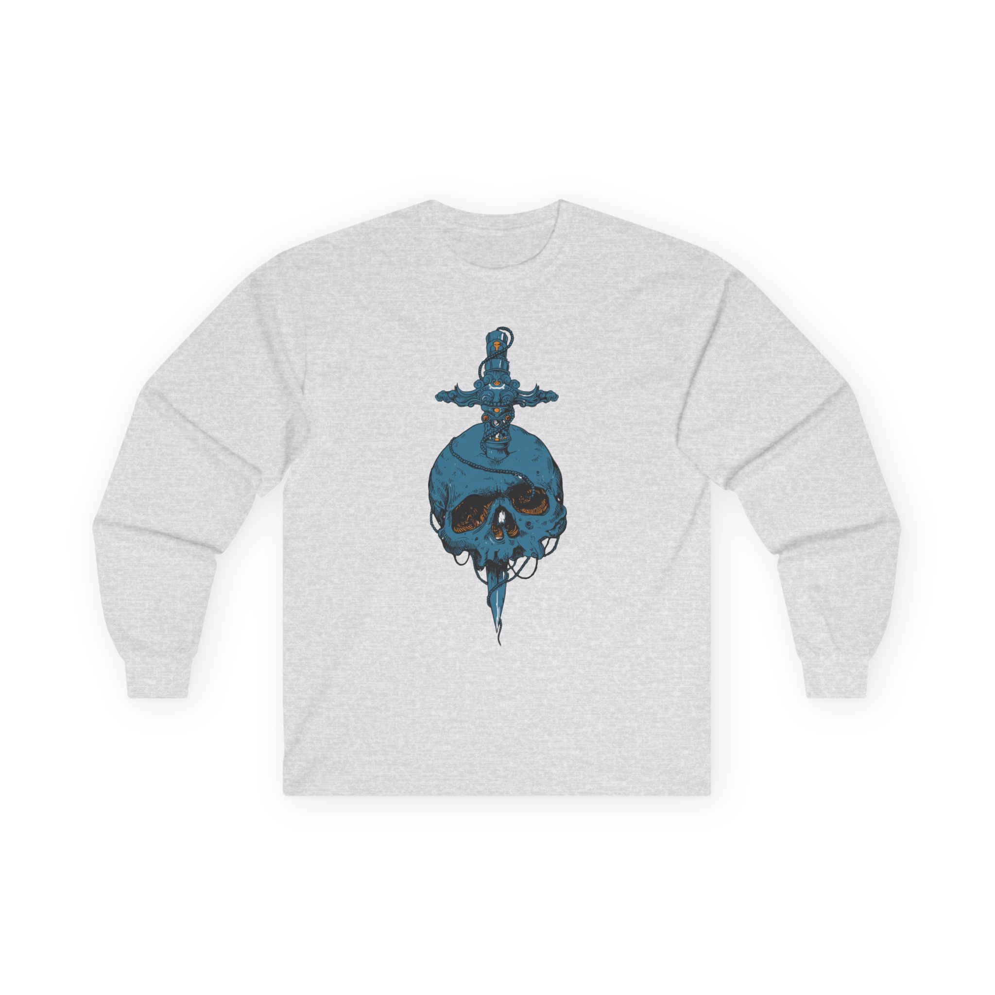 High on Fire Skull Knife Unisex Ultra Cotton Long Sleeve Tee