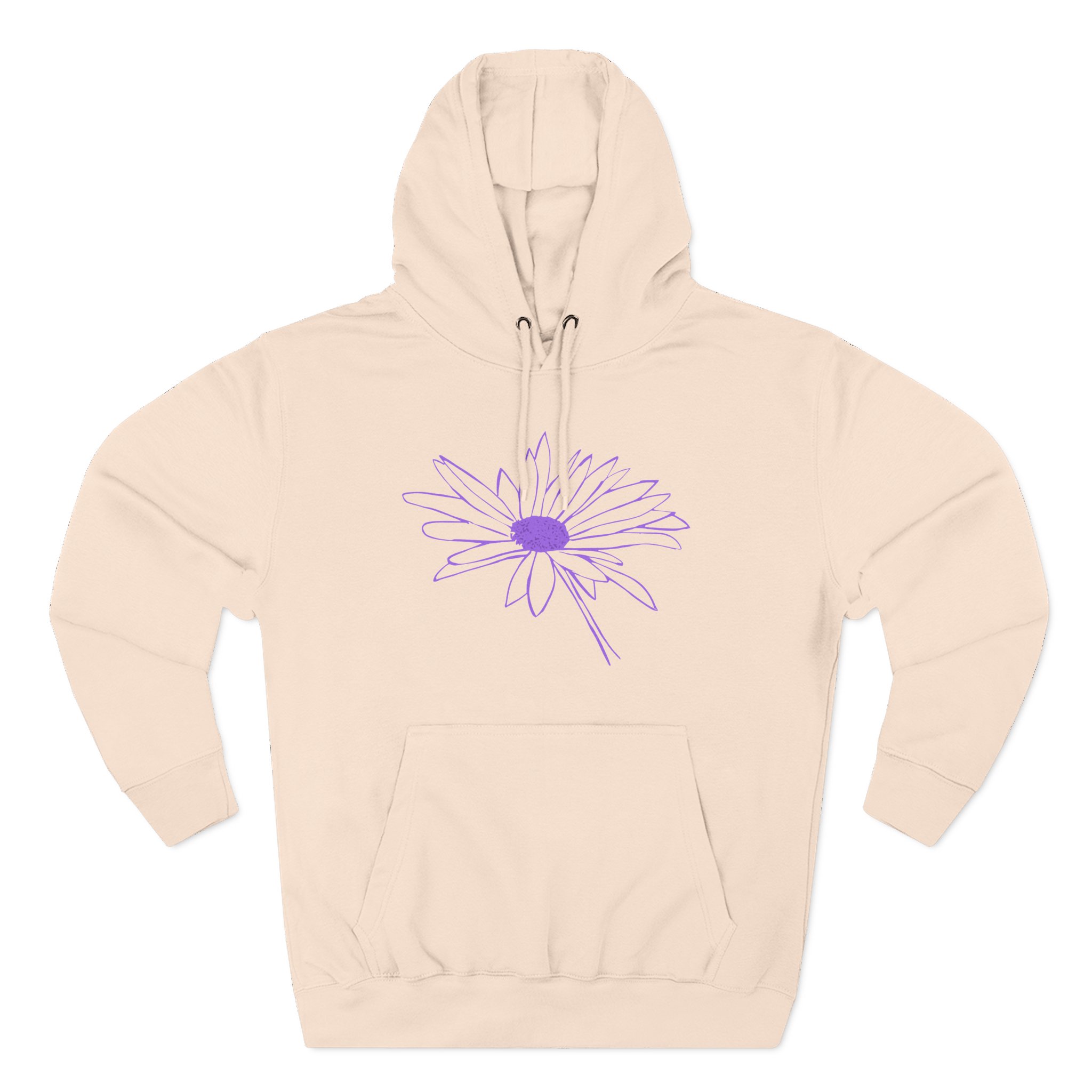 Vance Joy Flower Three-Panel Fleece Hoodie