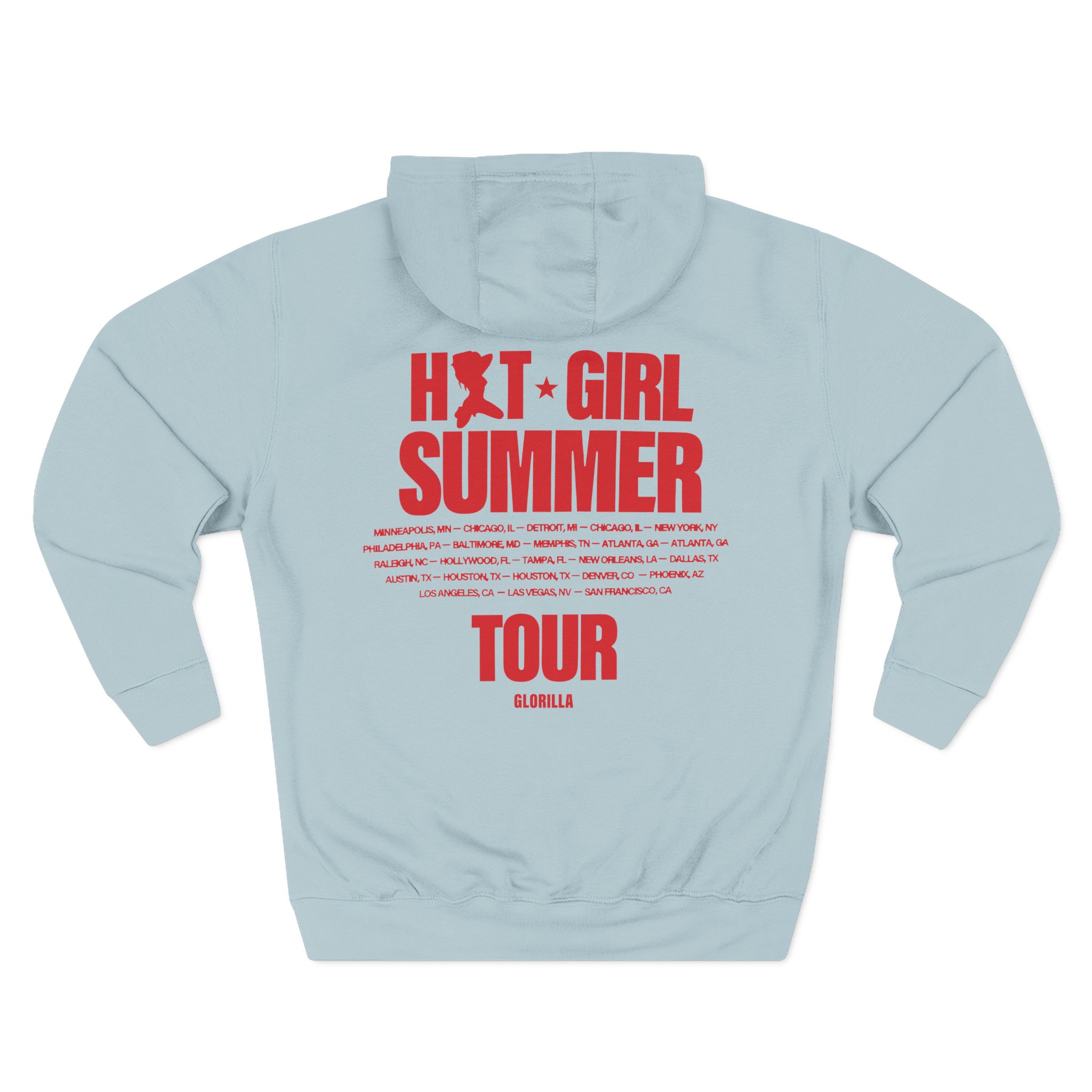 Glorilla Hot Girl Summer Tour Three-Panel Fleece Hoodie
