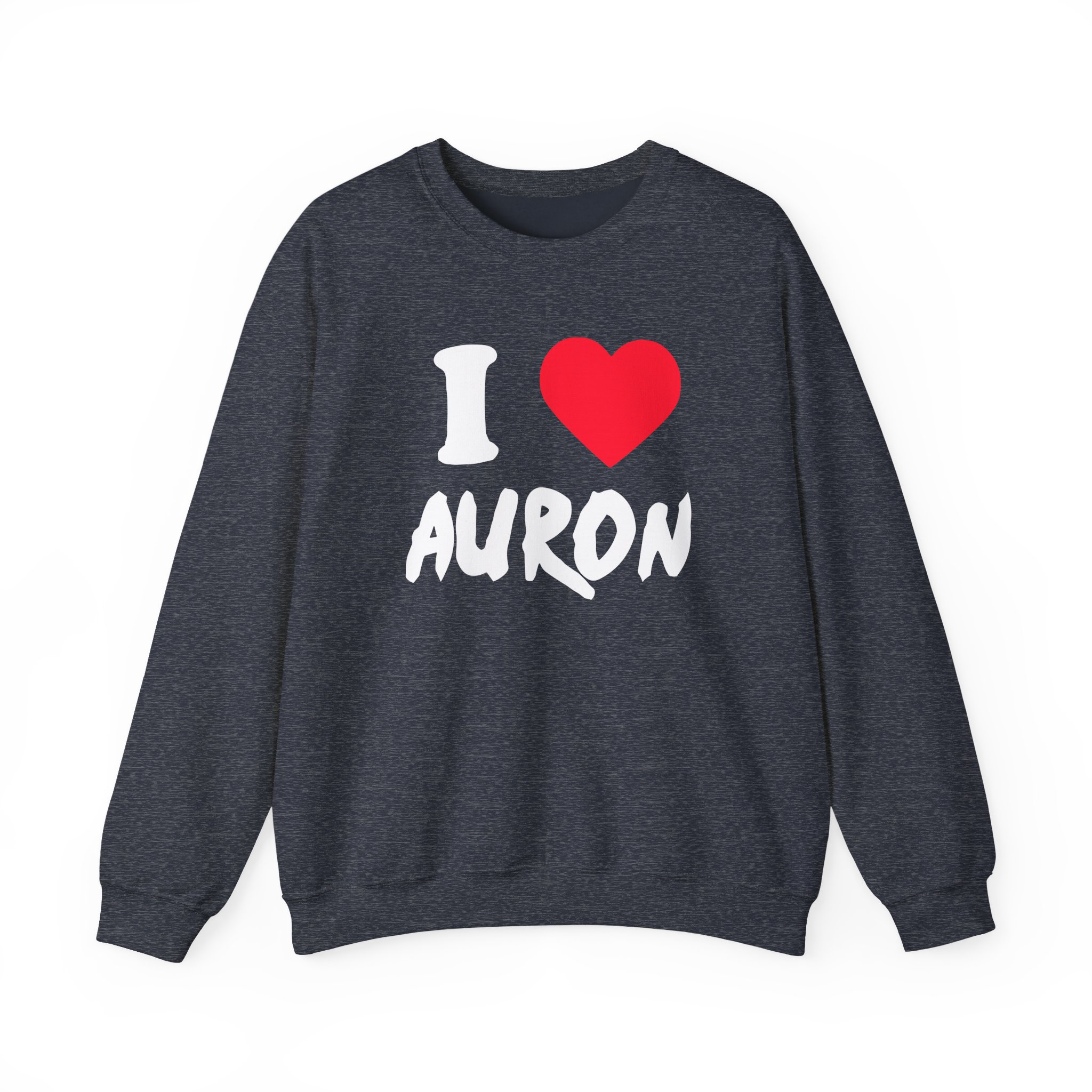 Auronplay I Heart Auron Unisex Heavy Blendâ„¢ Crewneck Sweatshirt
