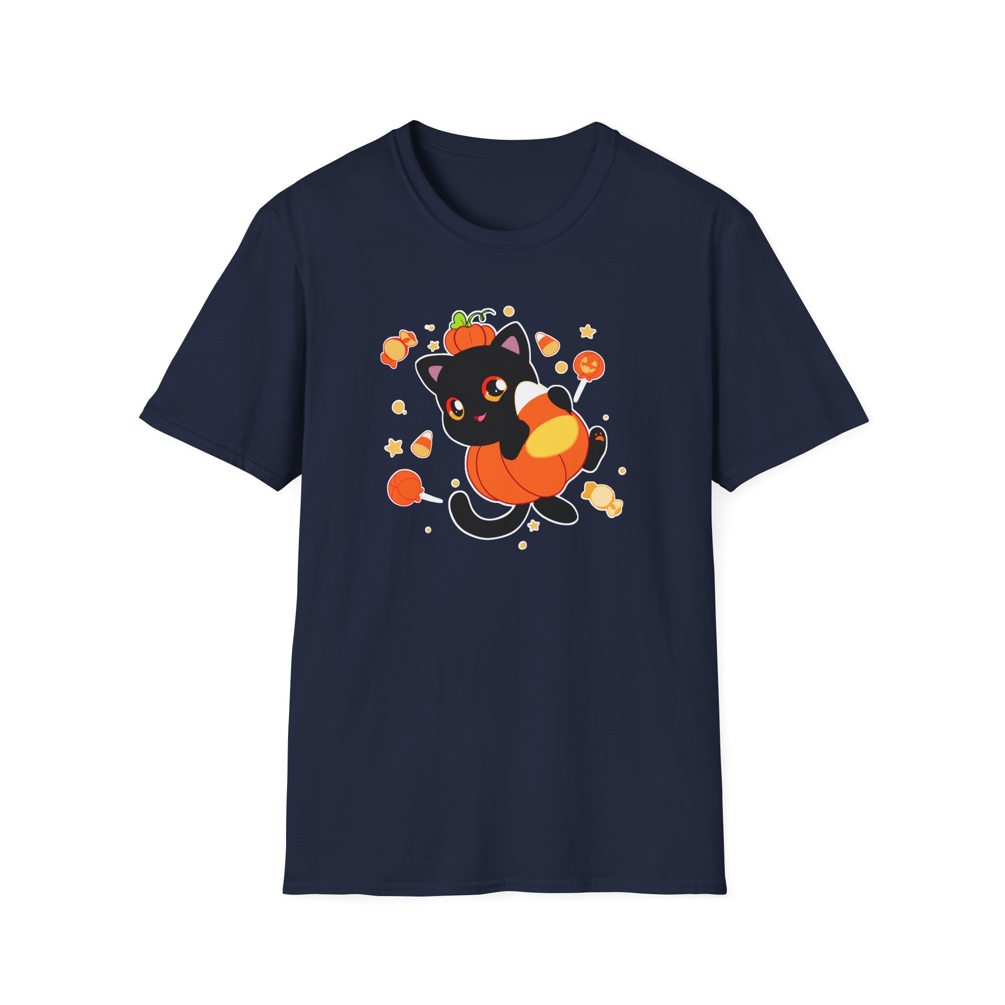 Aphmau Pumpkin Cat Unisex Softstyle T-Shirt