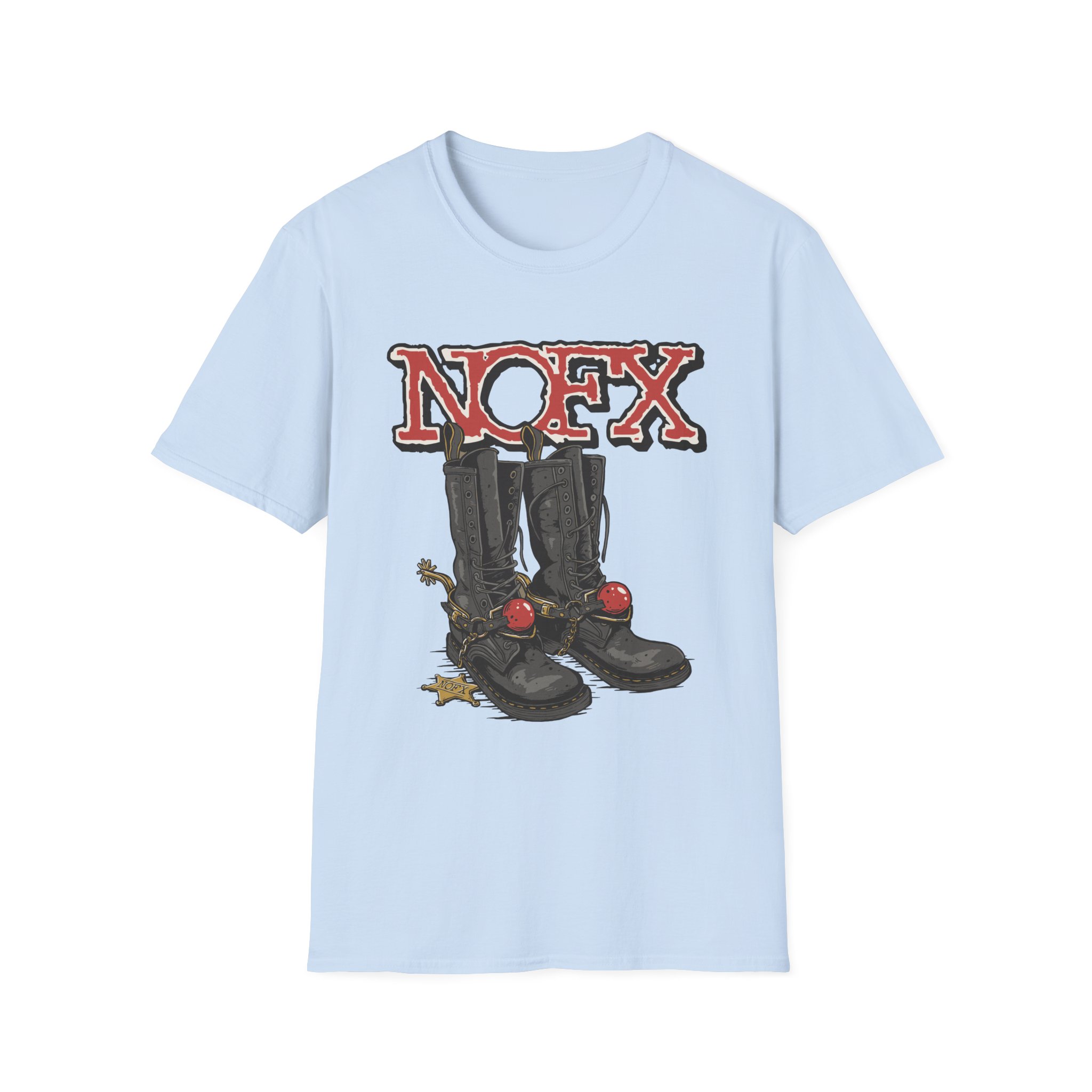 Nofx Boots Unisex Softstyle T-Shirt
