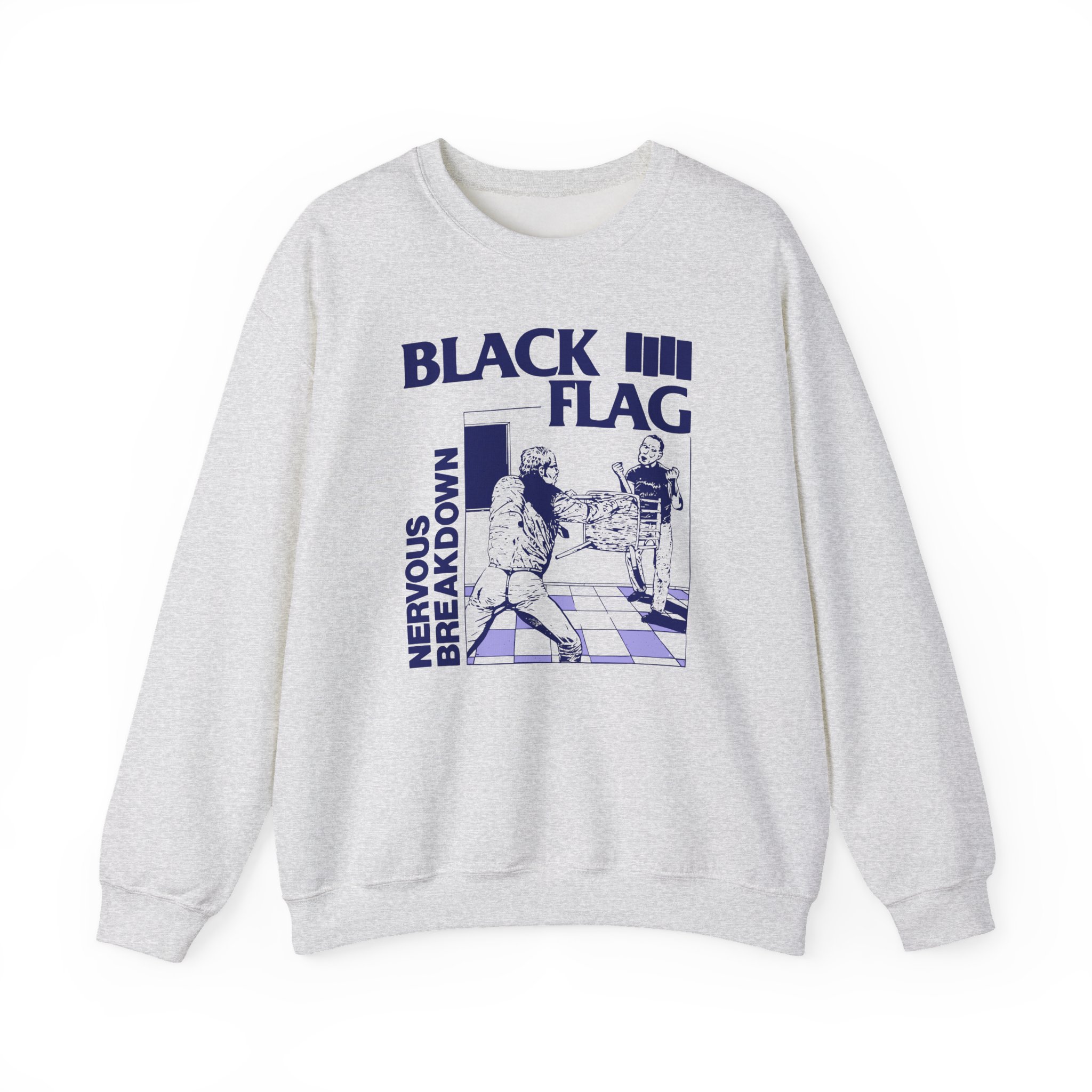 Black Flag Nervous Breakdown Unisex Heavy Blendâ„¢ Crewneck Sweatshirt