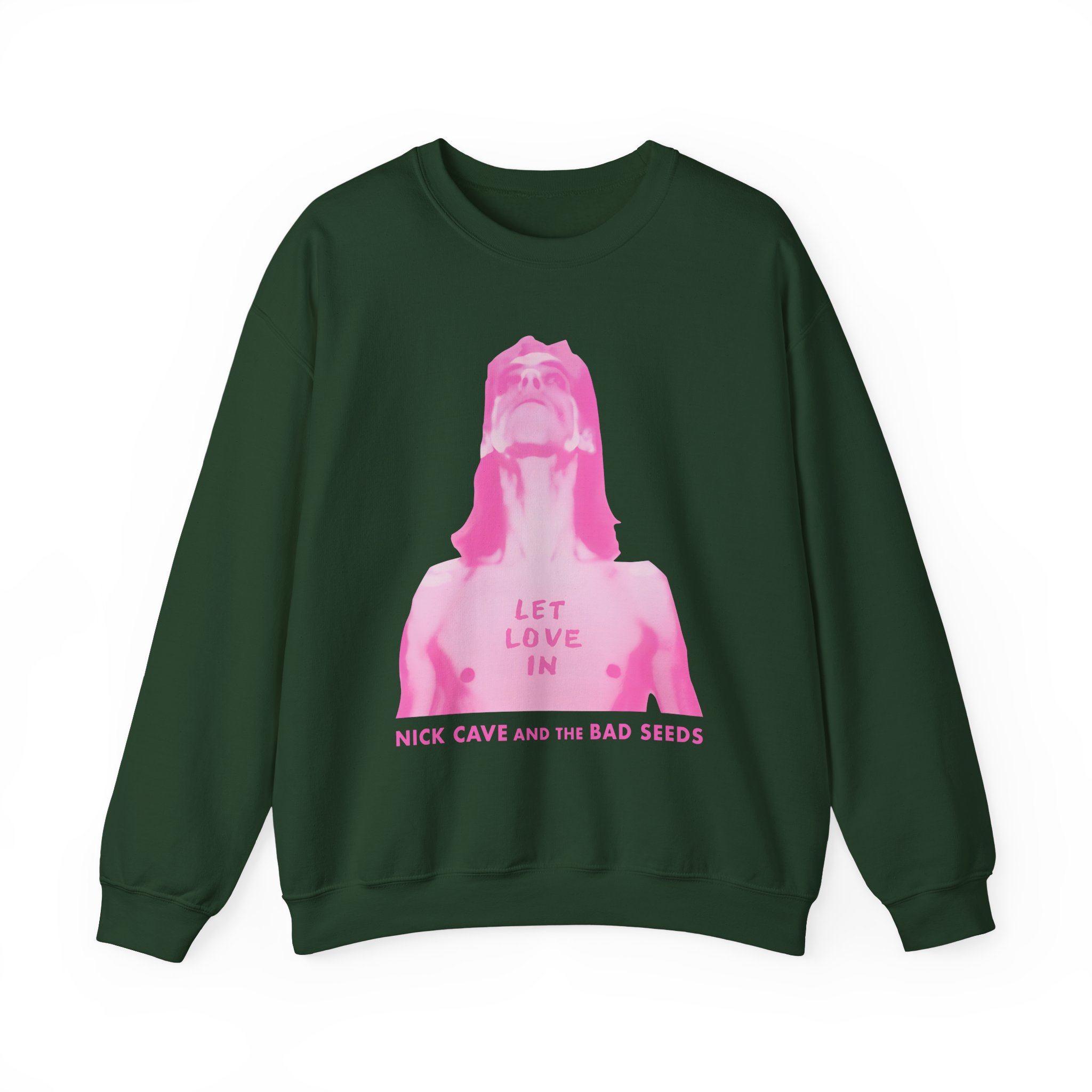 Nick Cave Let Love in Unisex Heavy Blendâ„¢ Crewneck Sweatshirt