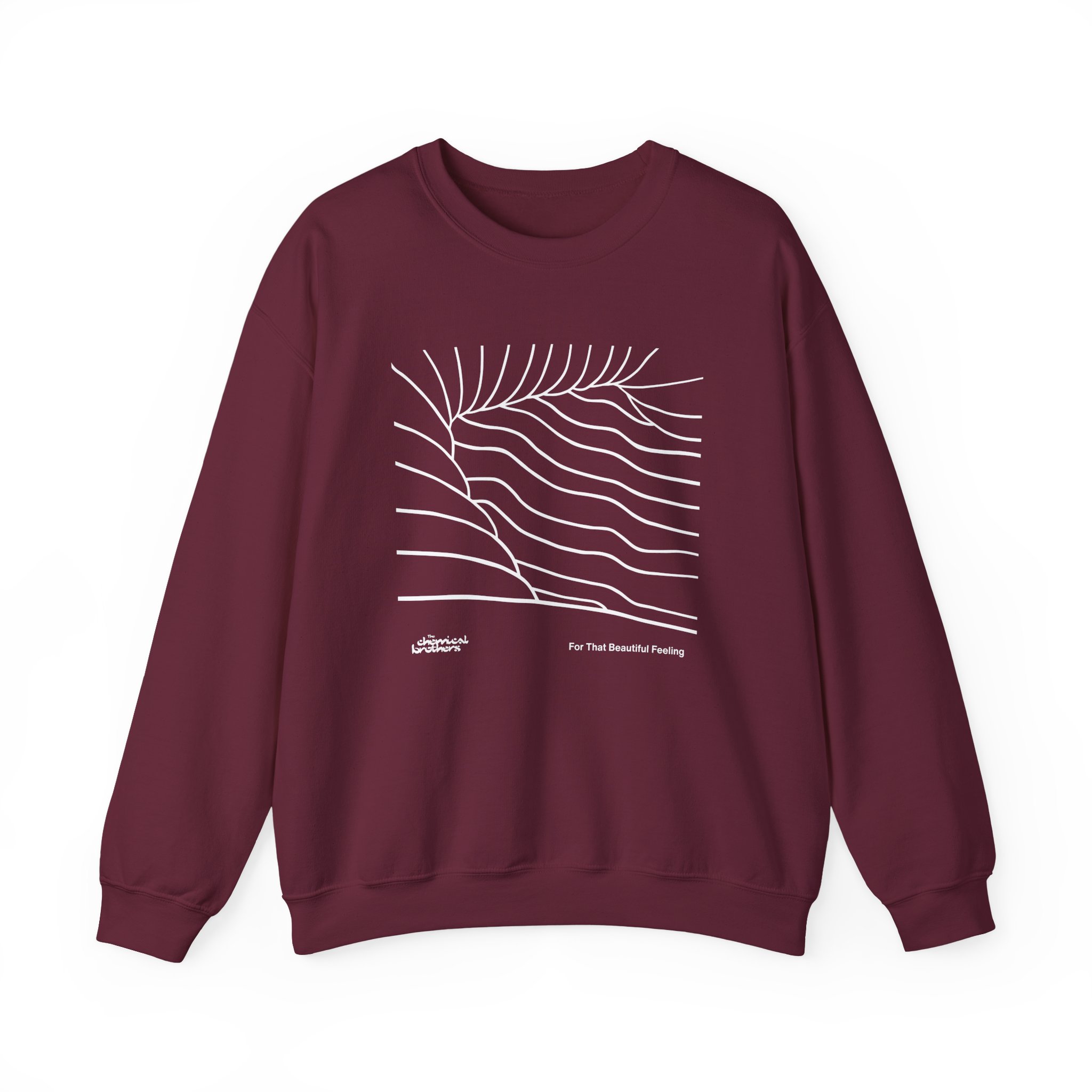 The Chemical Brothers for That Beautiful Feeling Outline Unisex Heavy Blendâ„¢ Crewneck Sweatshirt