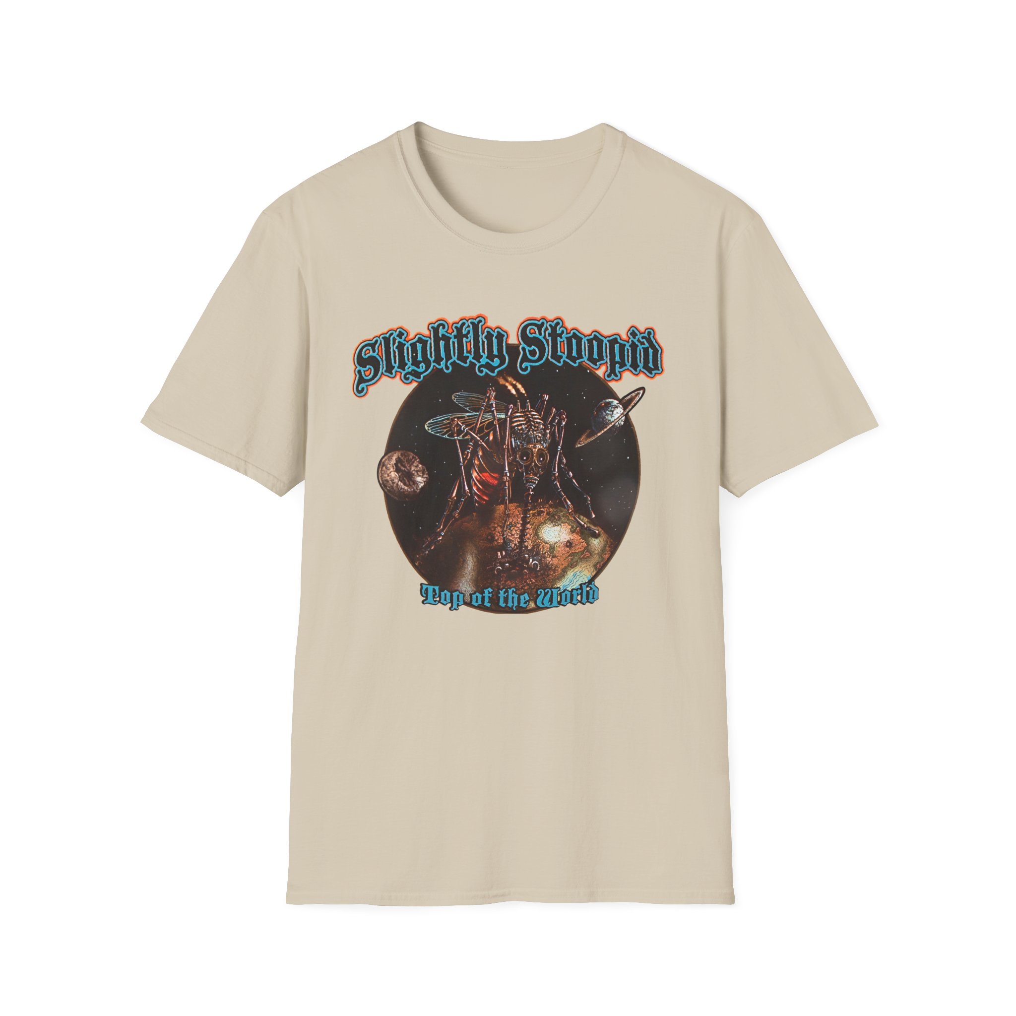 Slightly Stoopid Top of the World Golden Goods Unisex Softstyle T-Shirt