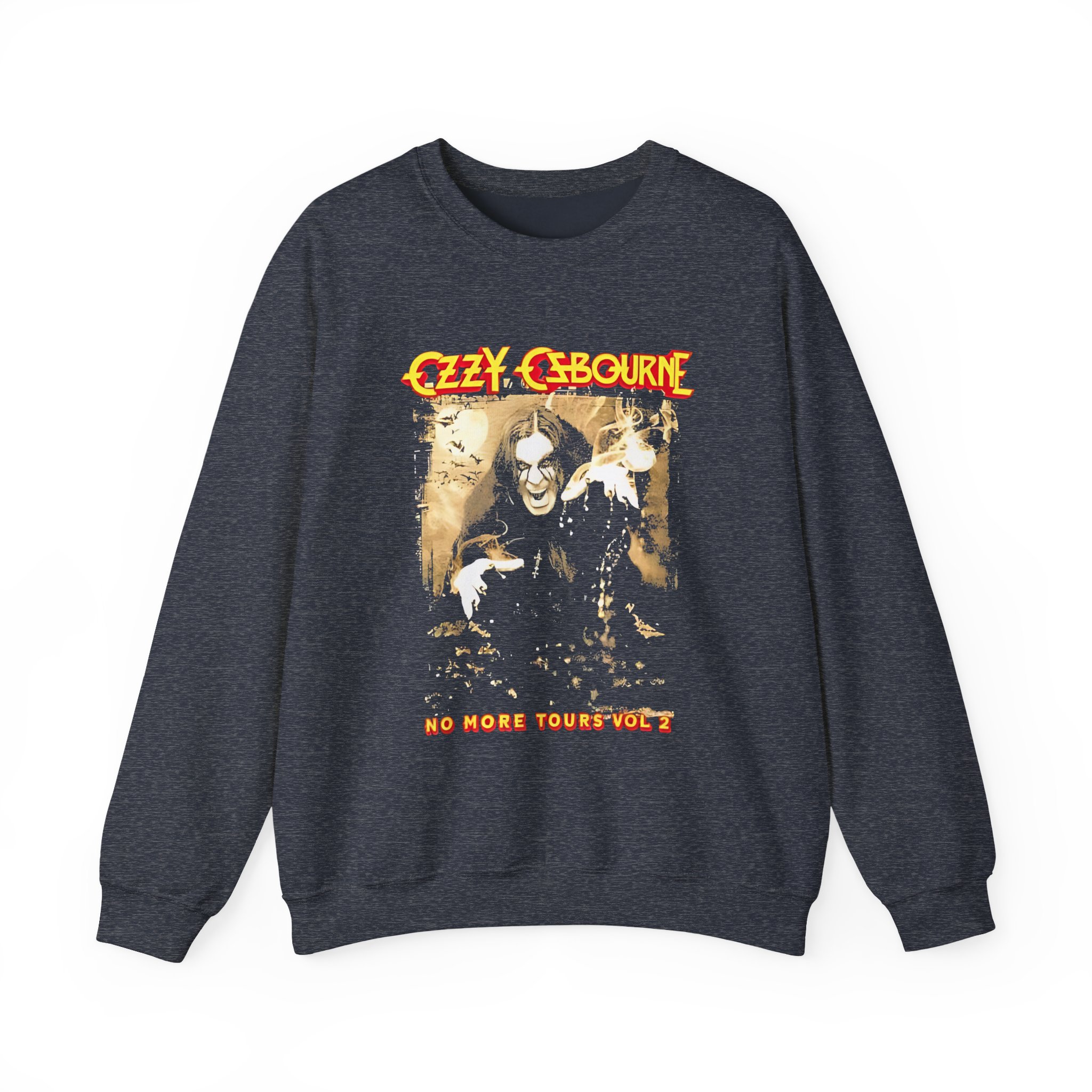 Ozzy Osbourne Rising With Tourback Unisex Heavy Blendâ„¢ Crewneck Sweatshirt