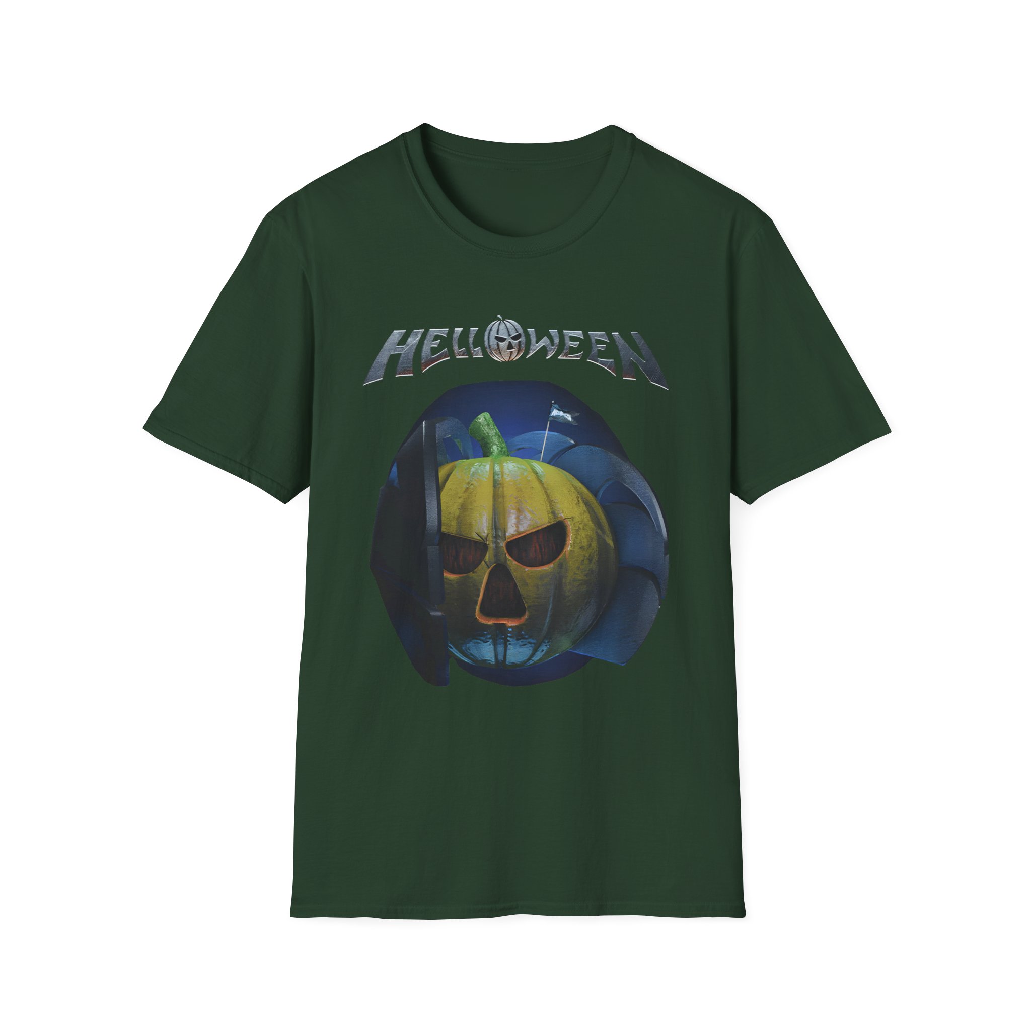 Helloween United Forces Pumpkin Unisex Softstyle T-Shirt