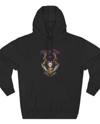High on Fire Black Lotus Three-Panel Fleece Hoodie