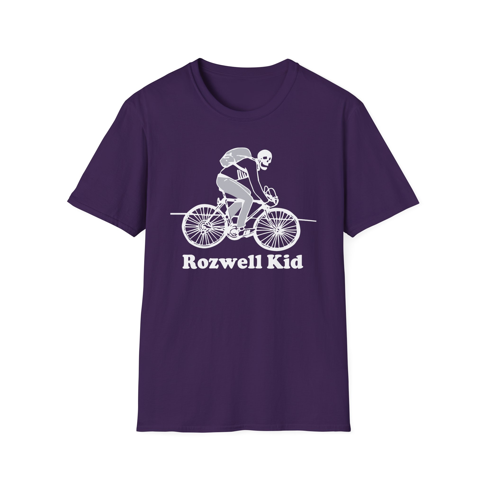 Rozwell Kid Bicycle Skeleton Unisex Softstyle T-Shirt