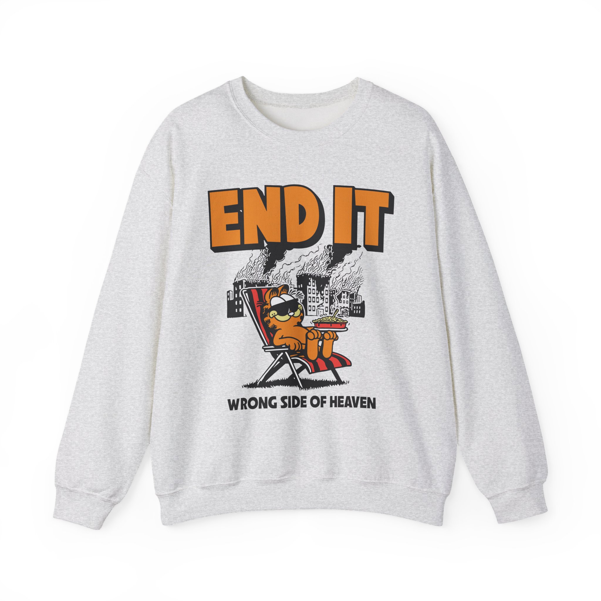 End It Garfield Unisex Heavy Blendâ„¢ Crewneck Sweatshirt