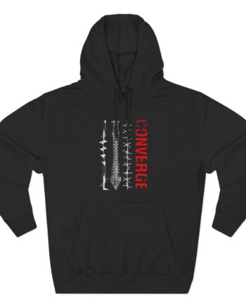 Converge Spine Three-Panel Fleece Hoodie