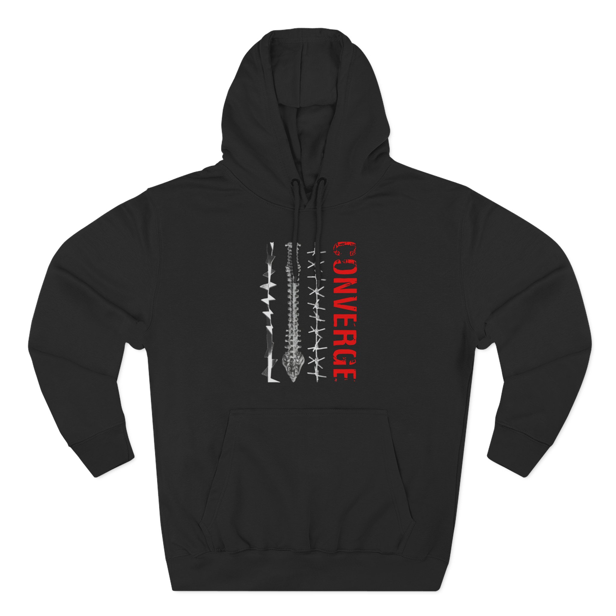 Converge Spine Three-Panel Fleece Hoodie