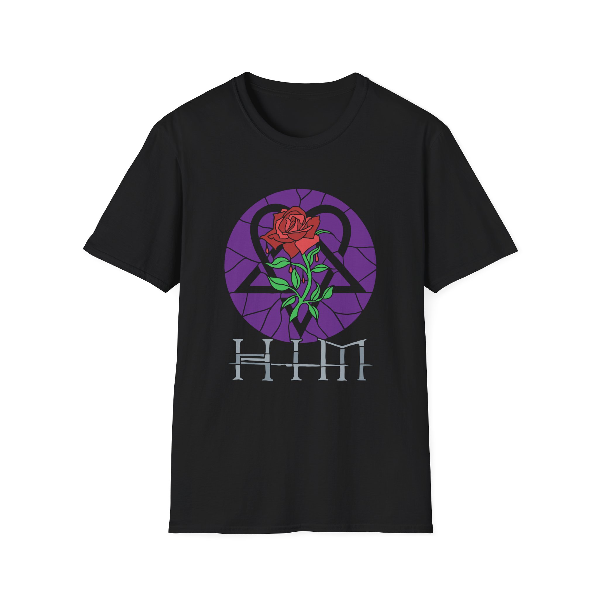 Him Stained Glass Unisex Softstyle T-Shirt