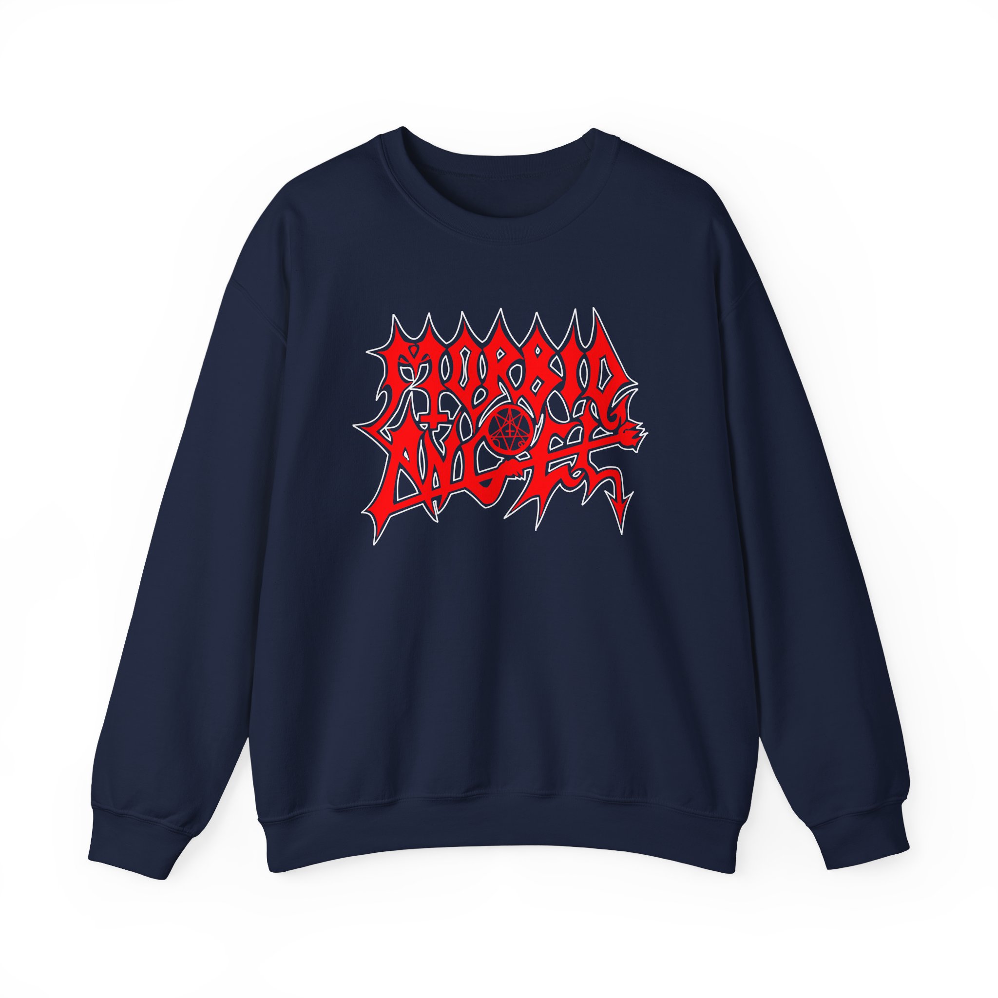 Morbid Angel Red Logo Unisex Heavy Blendâ„¢ Crewneck Sweatshirt
