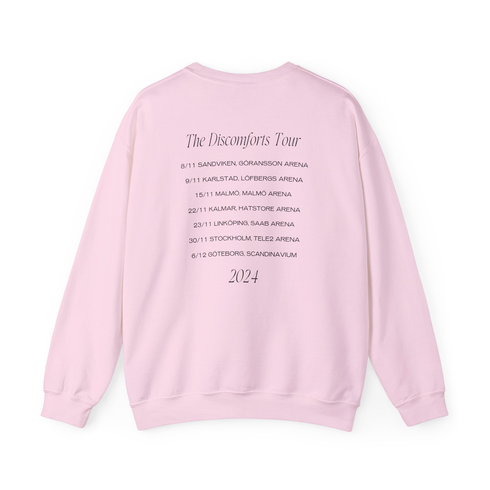Albin Lee Meldau Discomforts Tour Unisex Heavy Blendâ„¢ Crewneck Sweatshirt