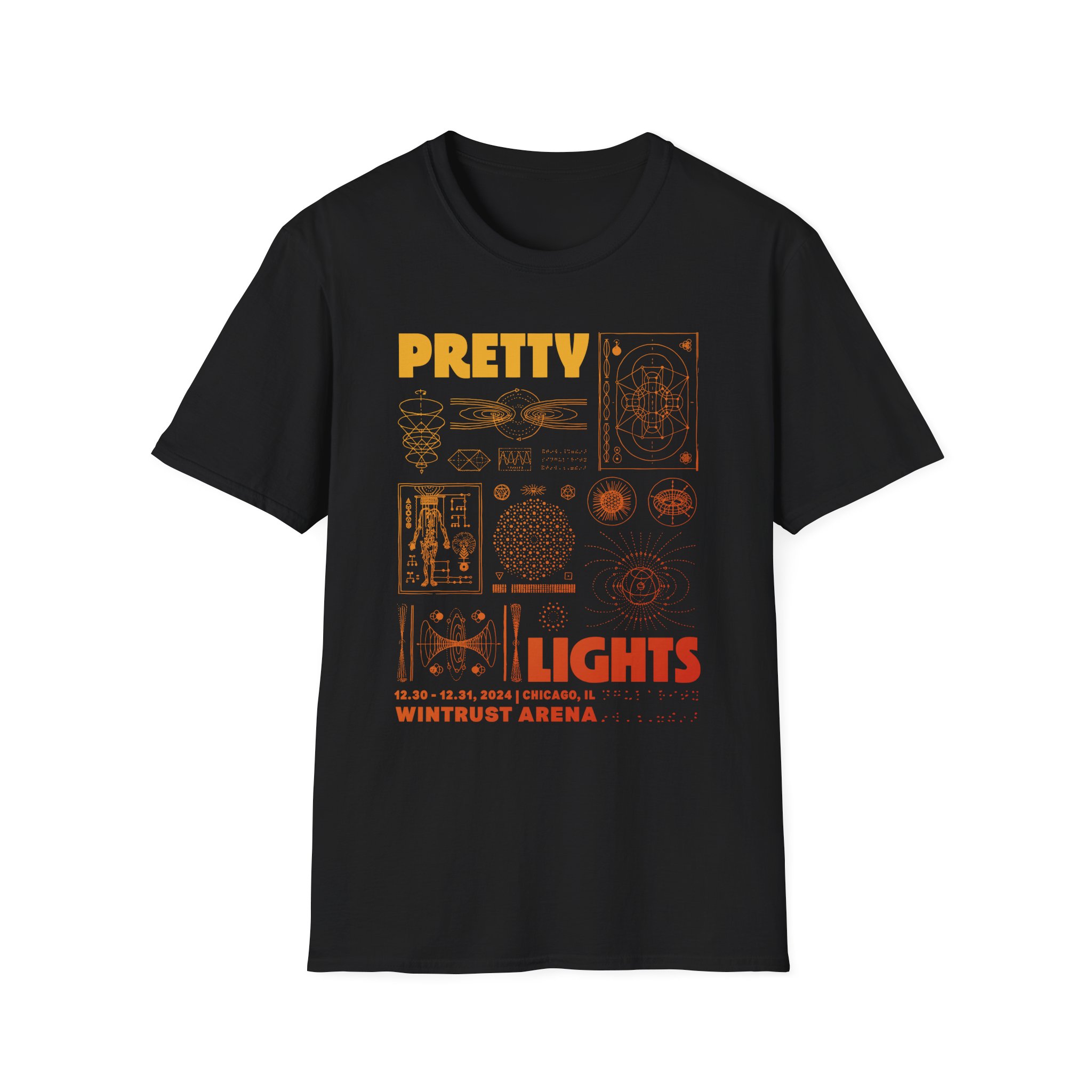 Pretty Lights Lucid Livestream @ Wintrust Arena Unisex Softstyle T-Shirt