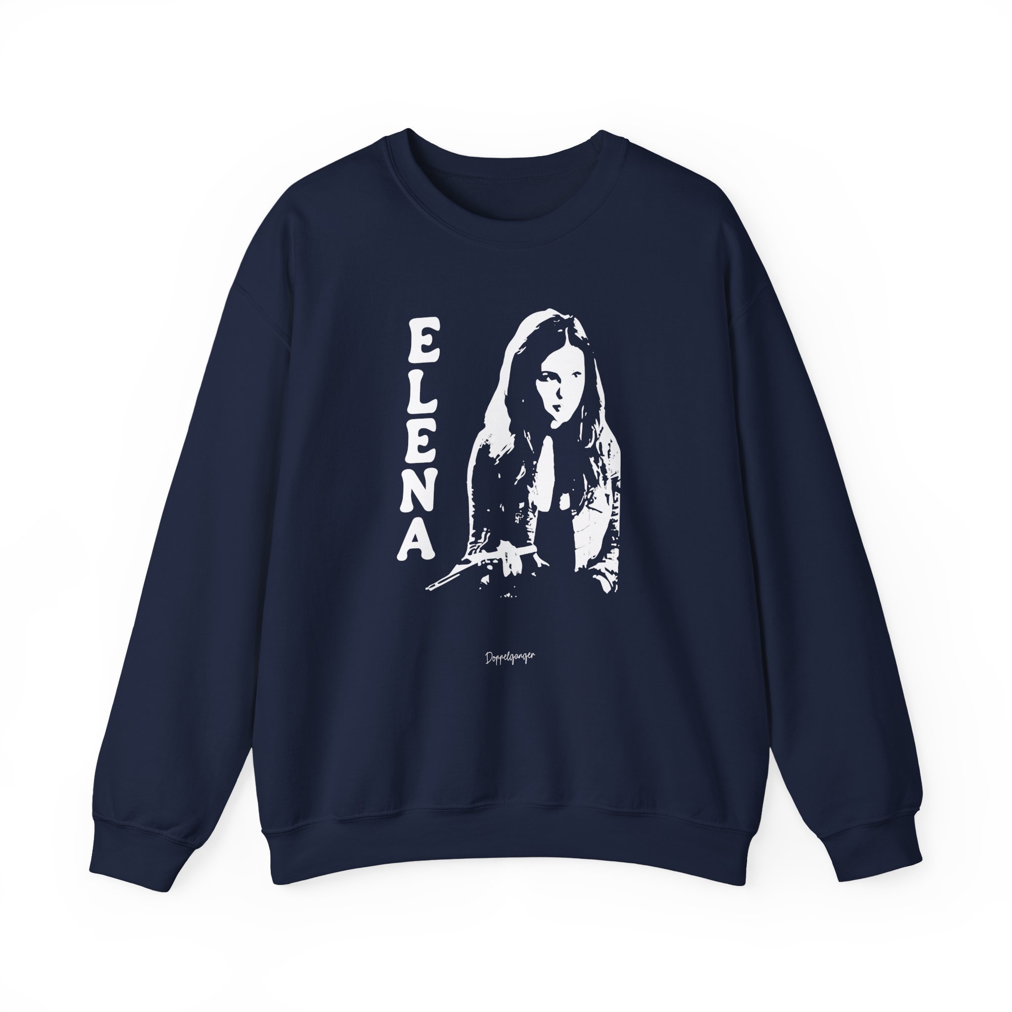 Nina Dobrev Reversible Doppelganger Unisex Heavy Blendâ„¢ Crewneck Sweatshirt