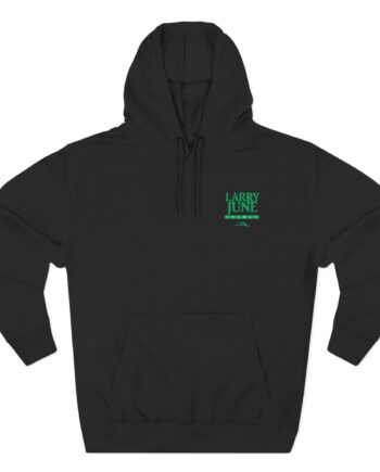 Larry June Three-Panel Fleece Hoodie